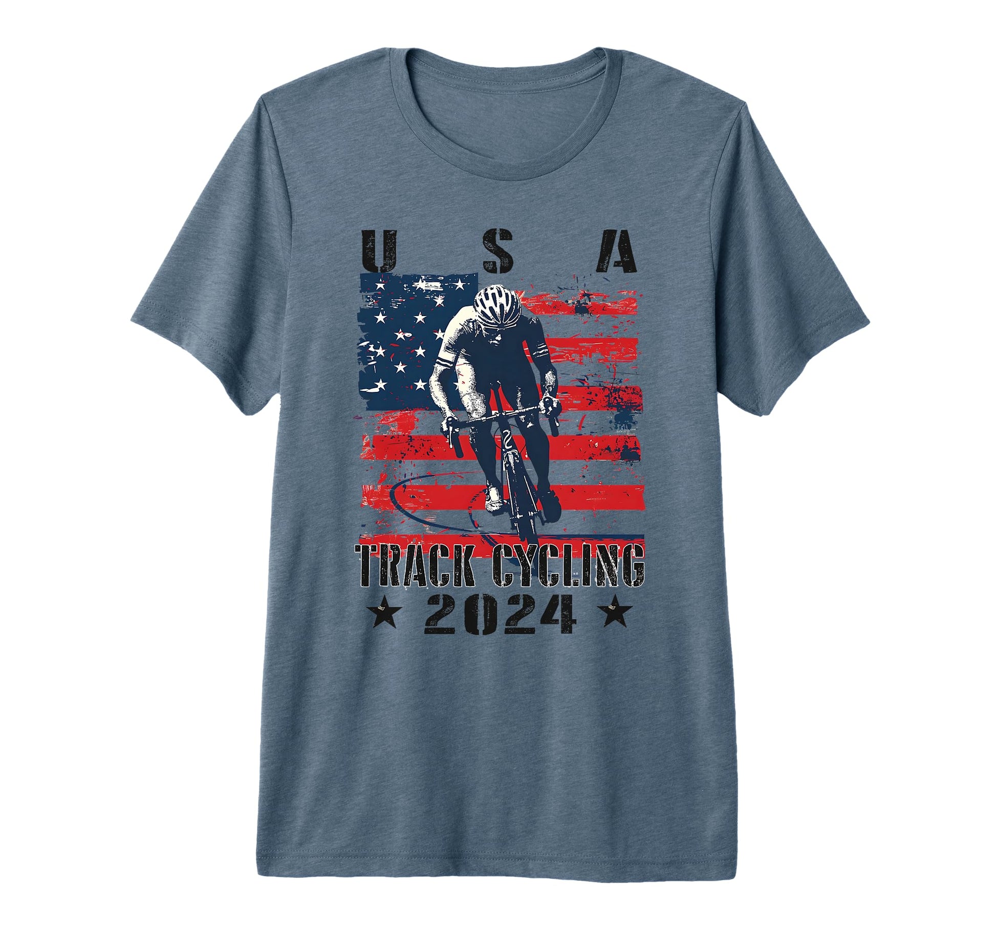 Usa Flag 2024 Fathers Day American Sport T-Shirt - Custom Art Print Unisex - T-Shirt, Sweatshirt, Hoodie