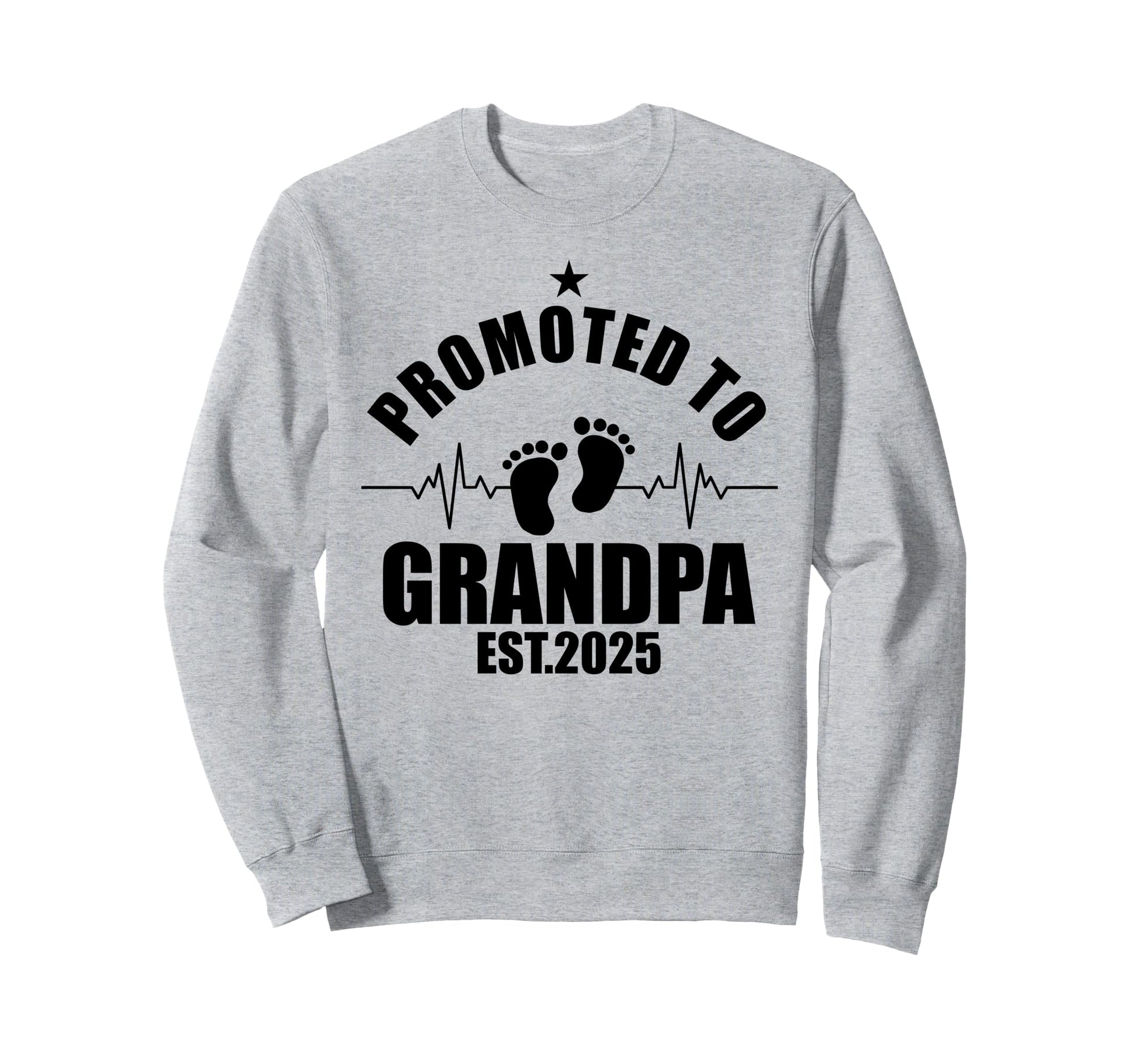 First Time Grandfather 2025 Sweatshirt - Streetwear Style Men Women - T-Shirt, Sweatshirt, Hoodie