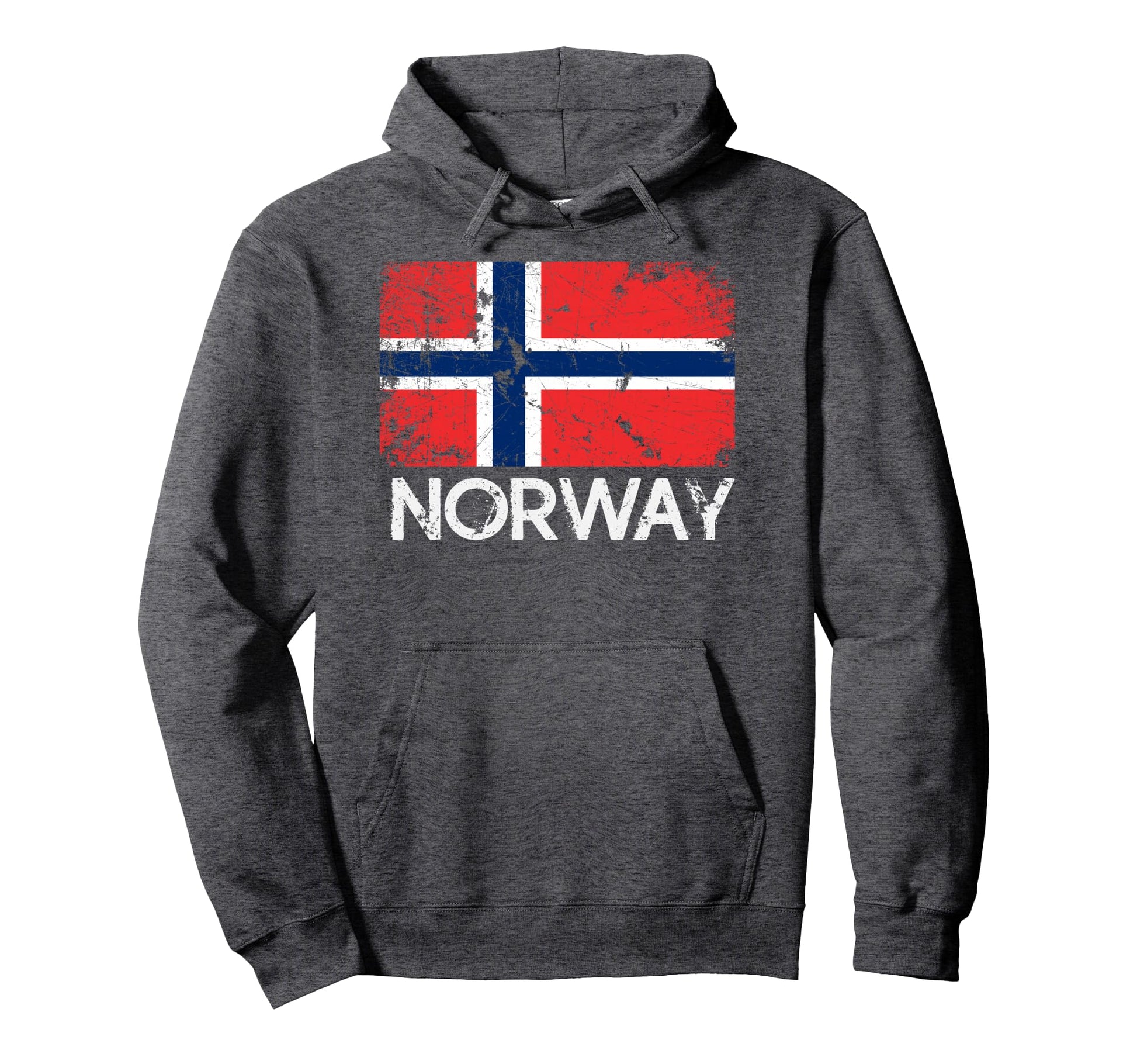 Norwegian Flag Made Norway Gift Hoodie - Graphic Print Men Women - T-Shirt, Sweatshirt, Hoodie