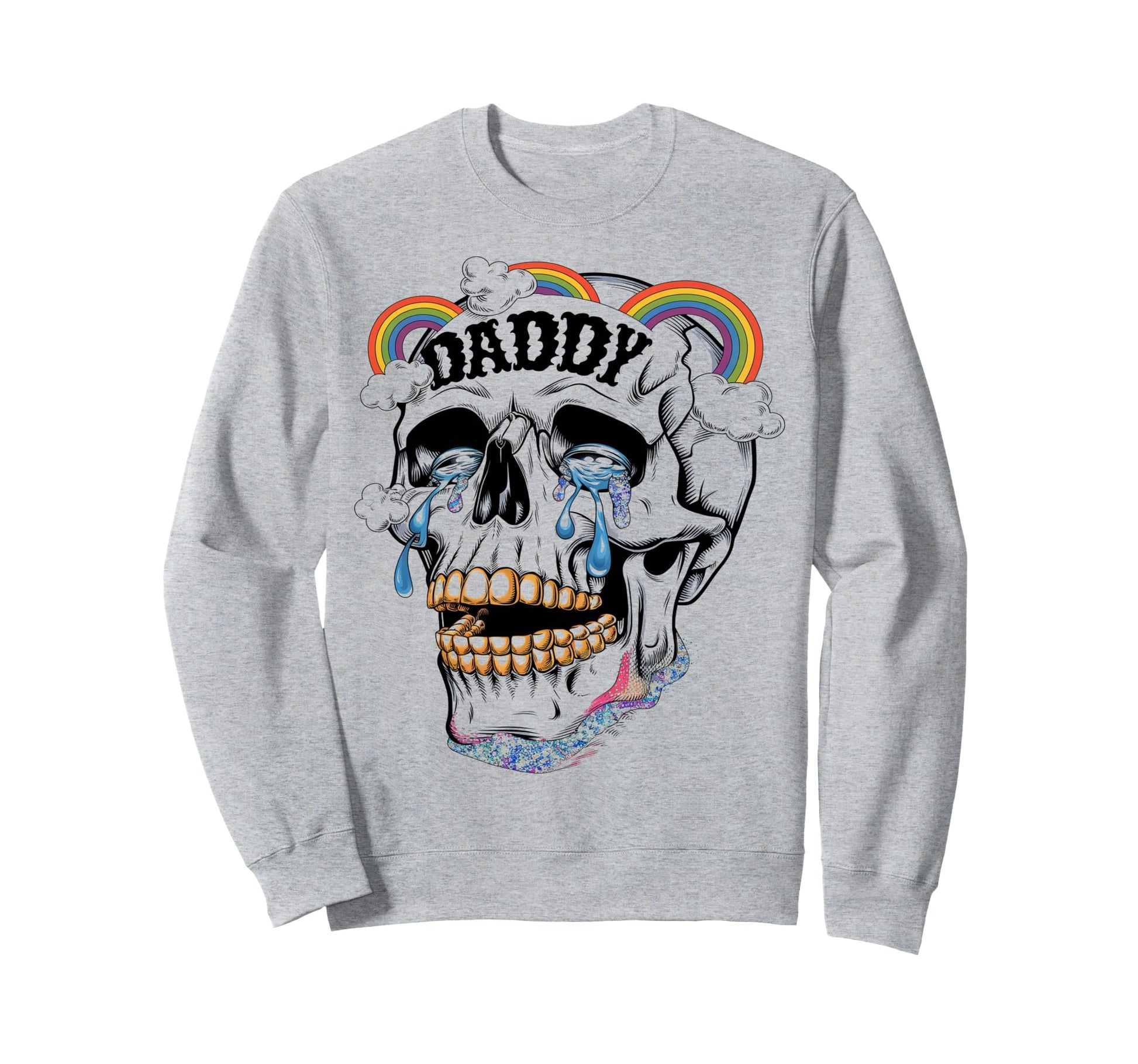 Gothic Mens Womens Tops Skeleton Meme Sweatshirt - Novelty Apparel Unisex - T-Shirt, Sweatshirt, Hoodie