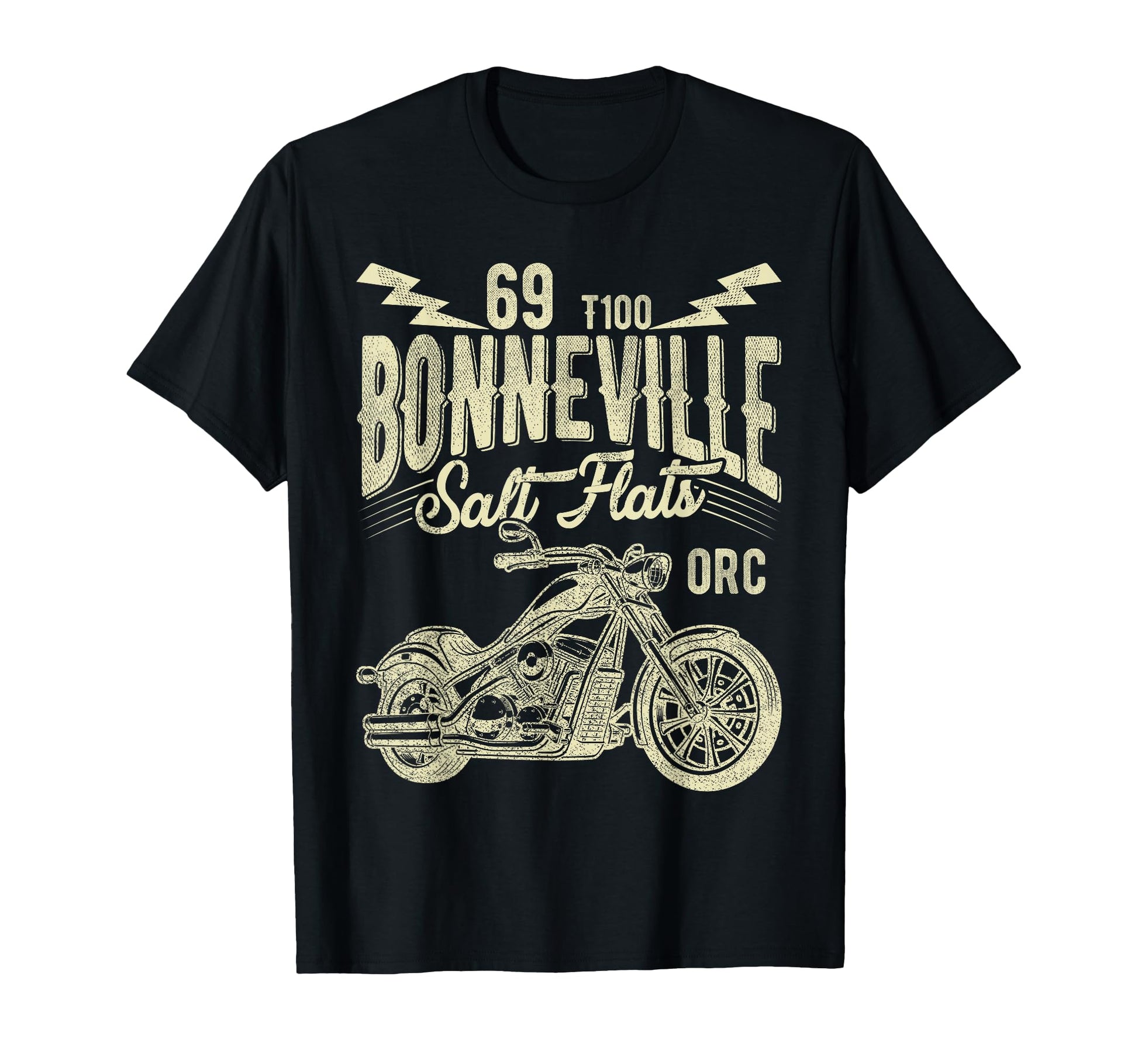 Motorcycle Rider Funny Bonneville Salt T-Shirt - Novelty Apparel Men Women - T-Shirt, Sweatshirt, Hoodie