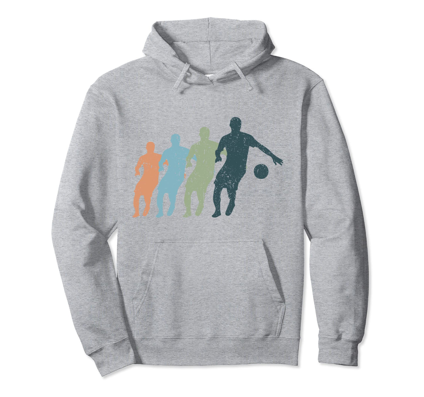 Sports Mom Dad Silhouette Soccer Hoodie - Novelty Apparel Unisex - T-Shirt, Sweatshirt, Hoodie