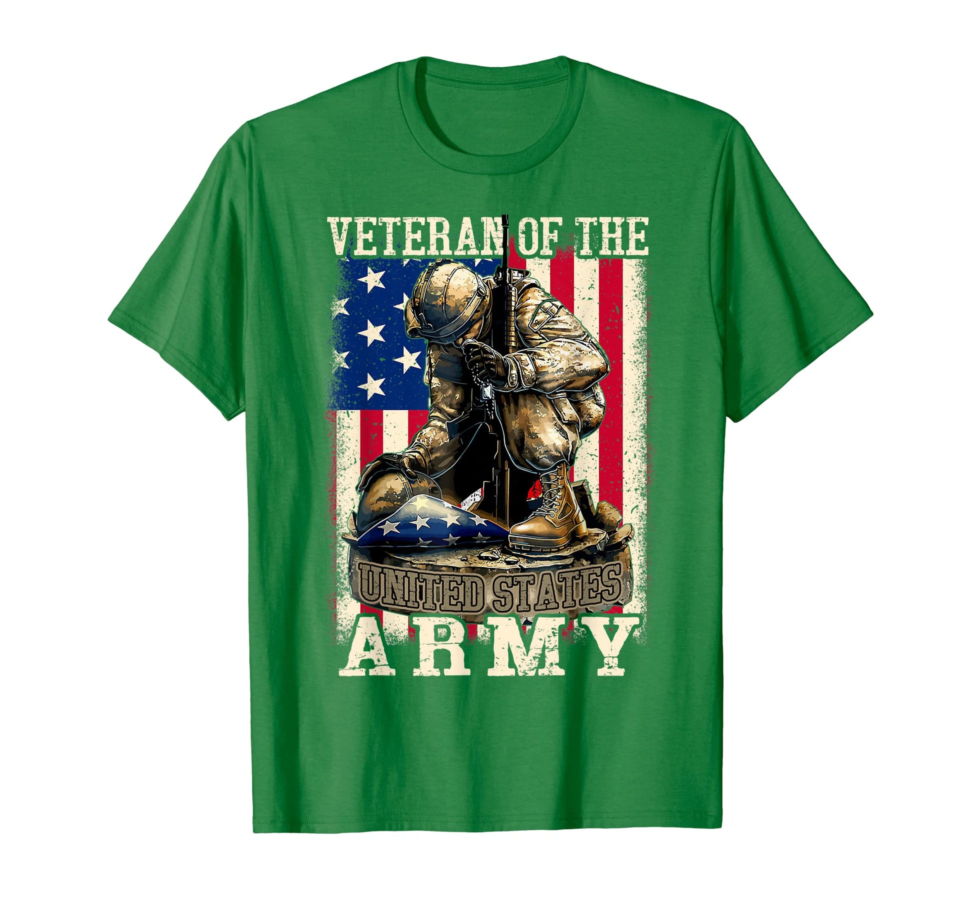 Veteran Day Gift Army Veteran United T-Shirt - Custom Art Print Unisex - T-Shirt, Sweatshirt, Hoodie