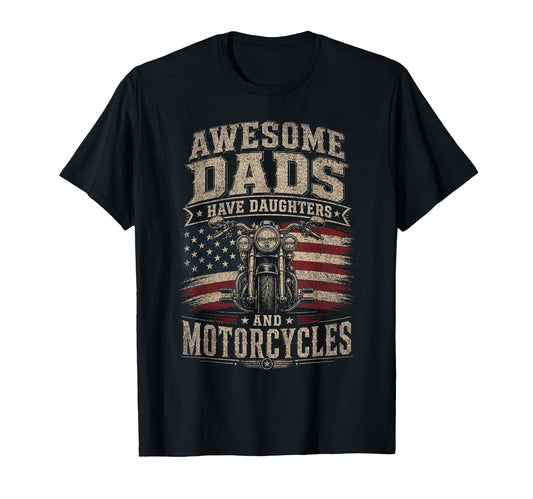 Awesome Dads Have Daughters And T-Shirt - Minimalist Print Men Women - T-Shirt, Sweatshirt, Hoodie