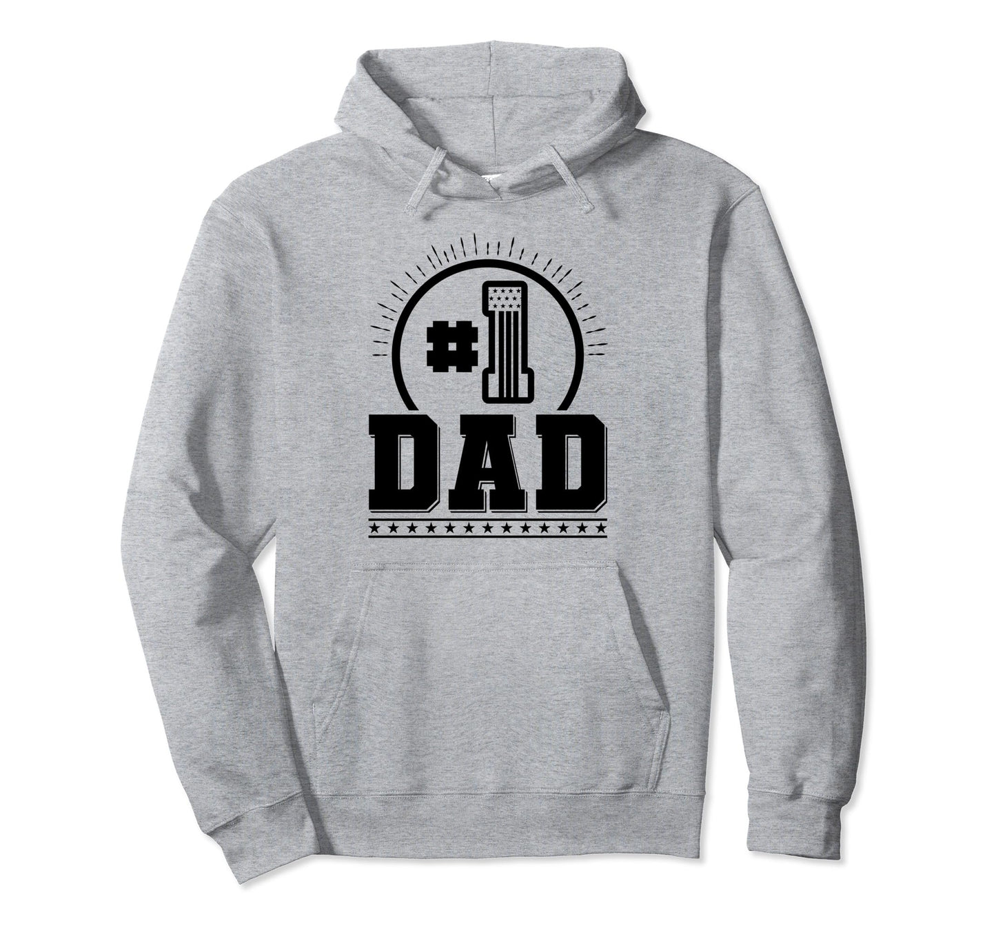 Number 1 Dad Fathers Day Nr One Hoodie - Aesthetic Graphic for Adults - T-Shirt, Sweatshirt, Hoodie
