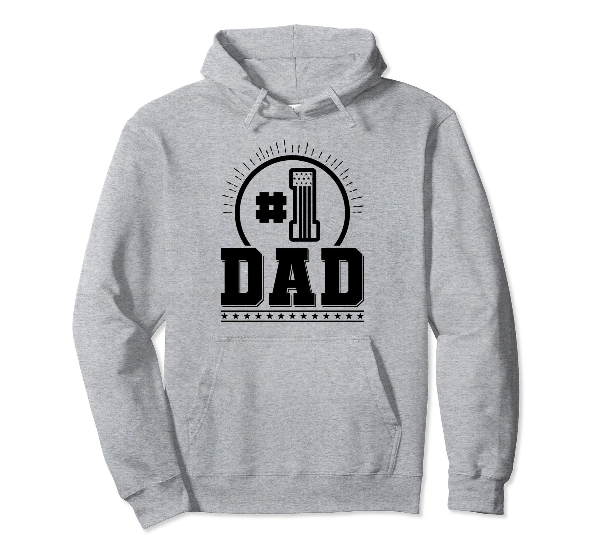 Number 1 Dad Fathers Day Nr One Hoodie - Aesthetic Graphic for Adults - T-Shirt, Sweatshirt, Hoodie