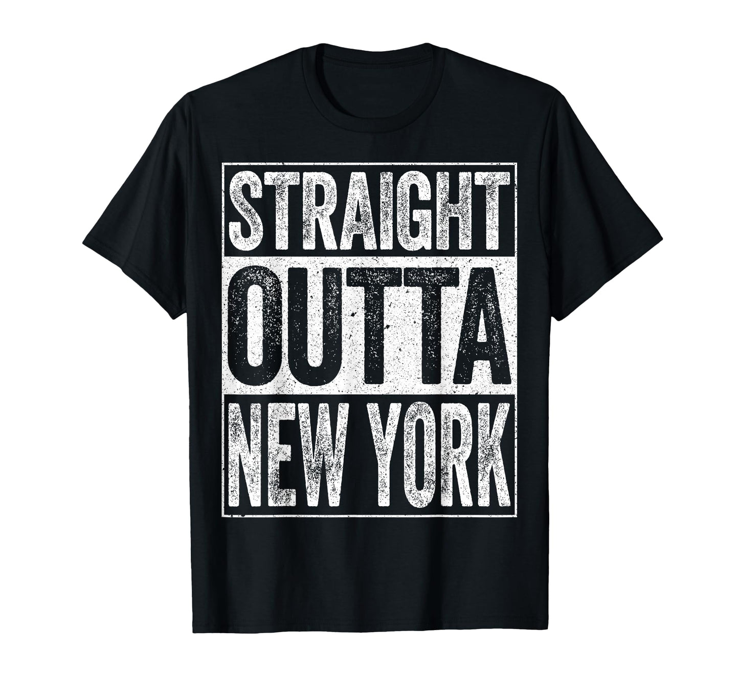 Straight Outta New York Patriotic New T-Shirt - Streetwear Style Unisex - T-Shirt, Sweatshirt, Hoodie
