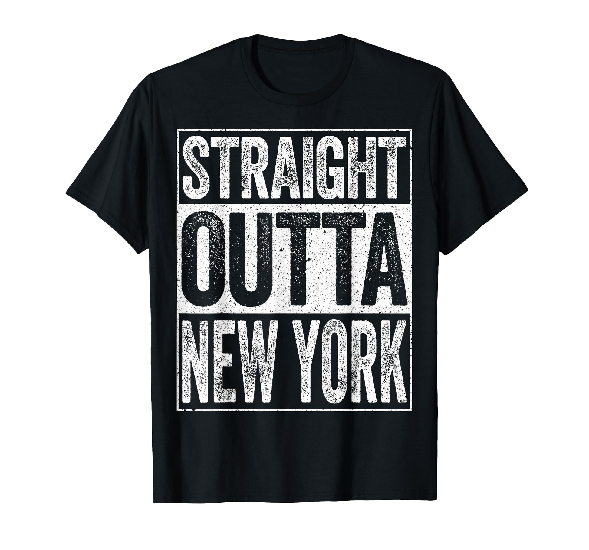 Straight Outta New York Patriotic New T-Shirt - Streetwear Style Unisex - T-Shirt, Sweatshirt, Hoodie