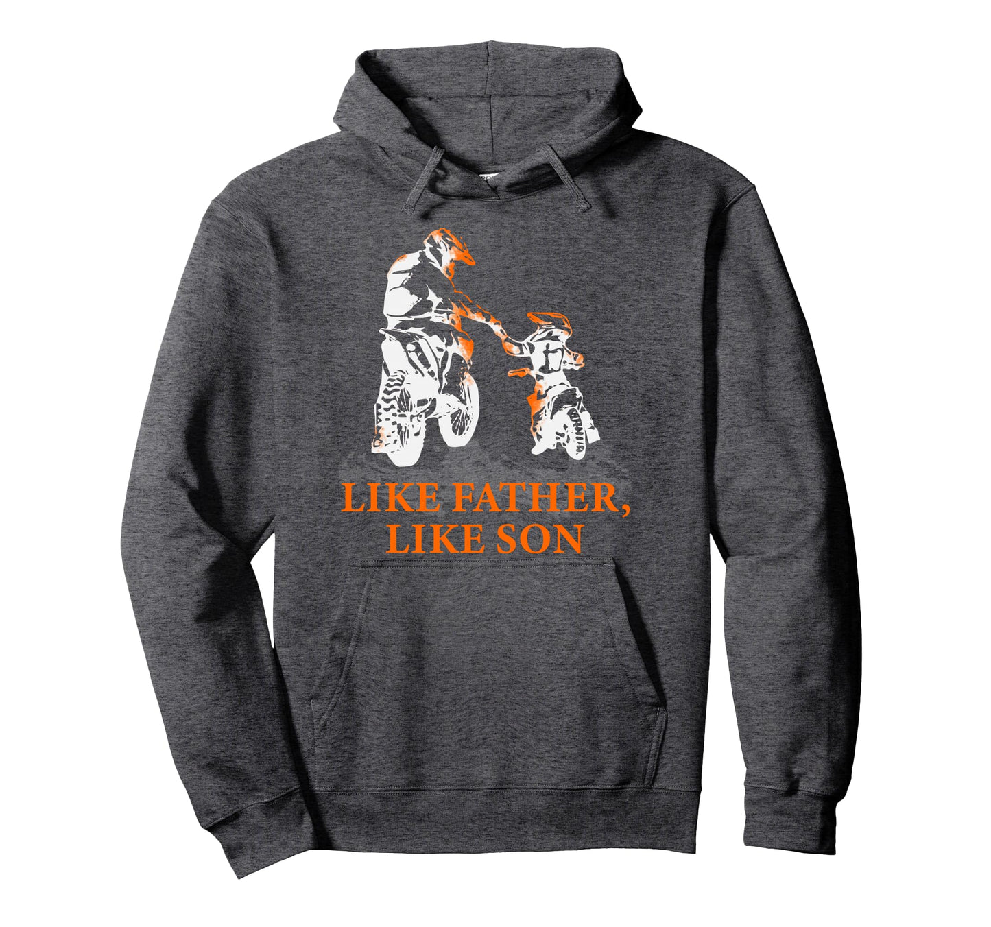 Motocross Dirt Bike Like Father Hoodie - Casual Everyday Wear for Adults - T-Shirt, Sweatshirt, Hoodie