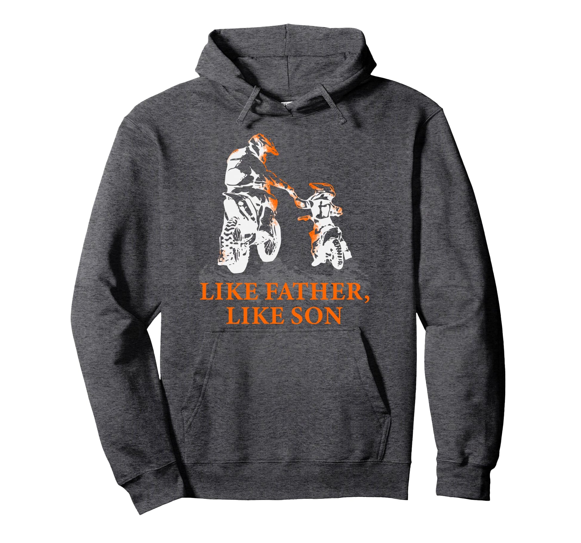 Motocross Dirt Bike Like Father Hoodie - Casual Everyday Wear for Adults - T-Shirt, Sweatshirt, Hoodie