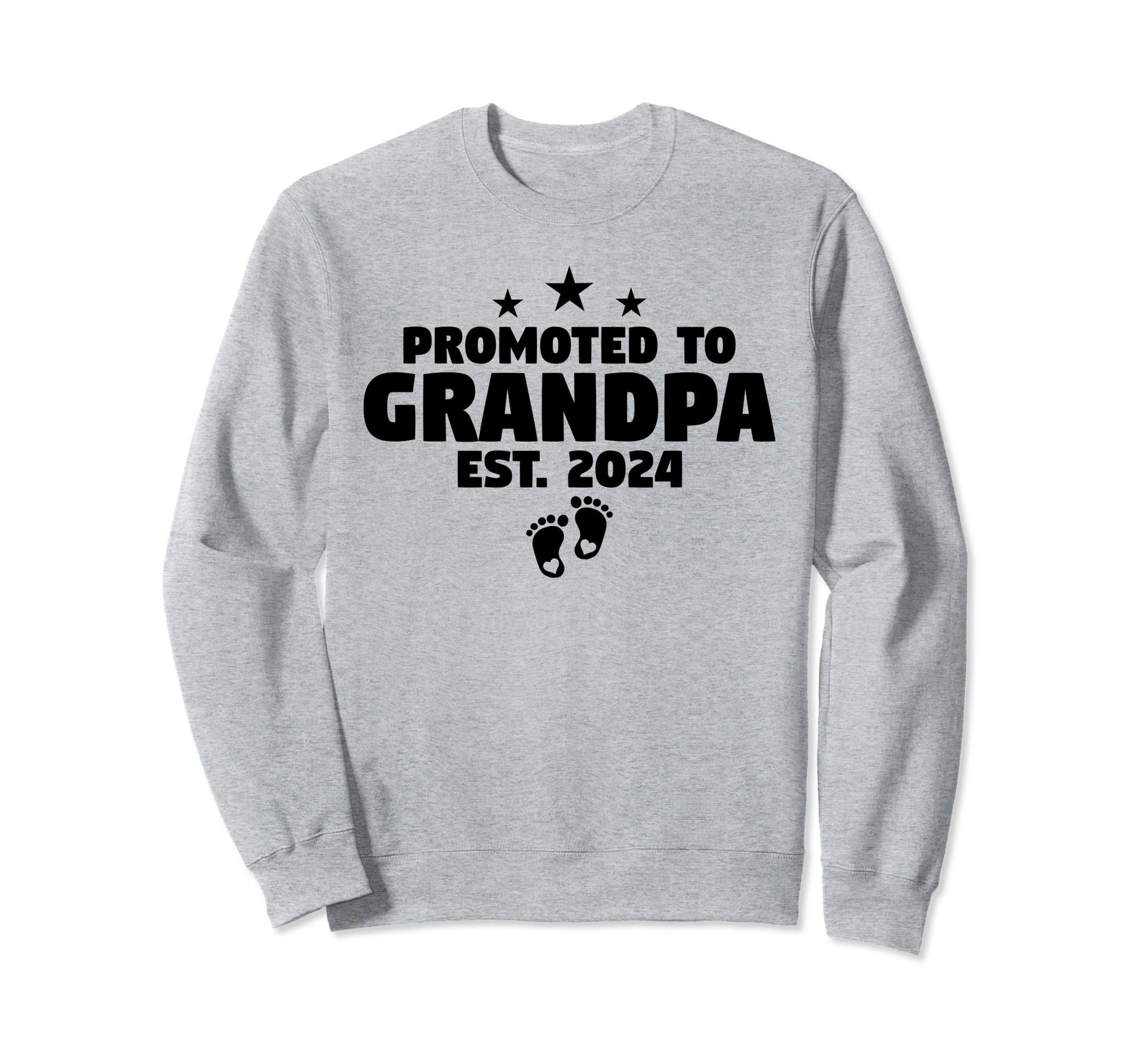 Promoted To Grandpa 2024 Soon To Sweatshirt - Fun Novelty Design Men Women - T-Shirt, Sweatshirt, Hoodie
