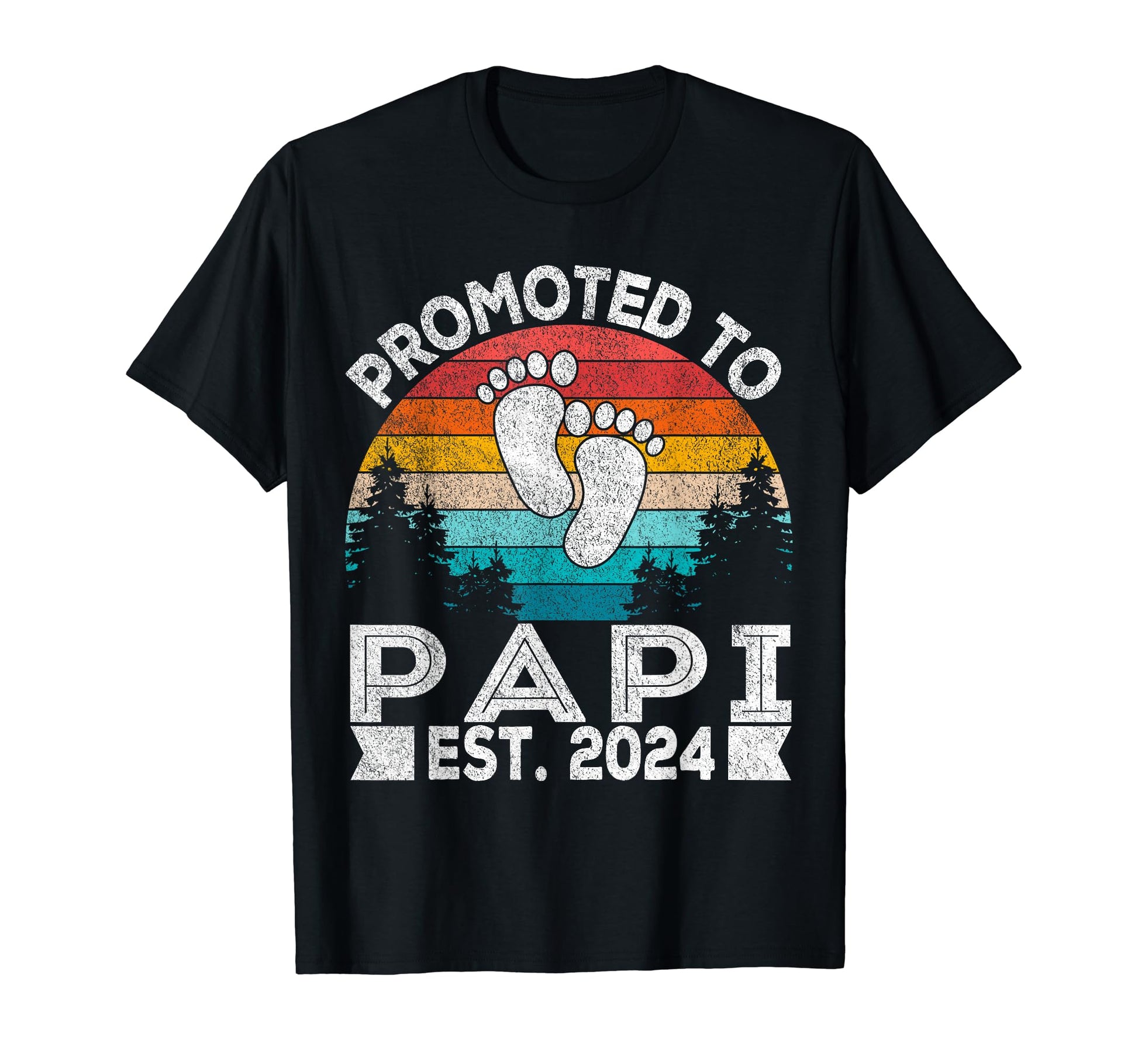 Promoted To Papi Est 2024 First Time T-Shirt - Unique Graphic Men Women - T-Shirt, Sweatshirt, Hoodie