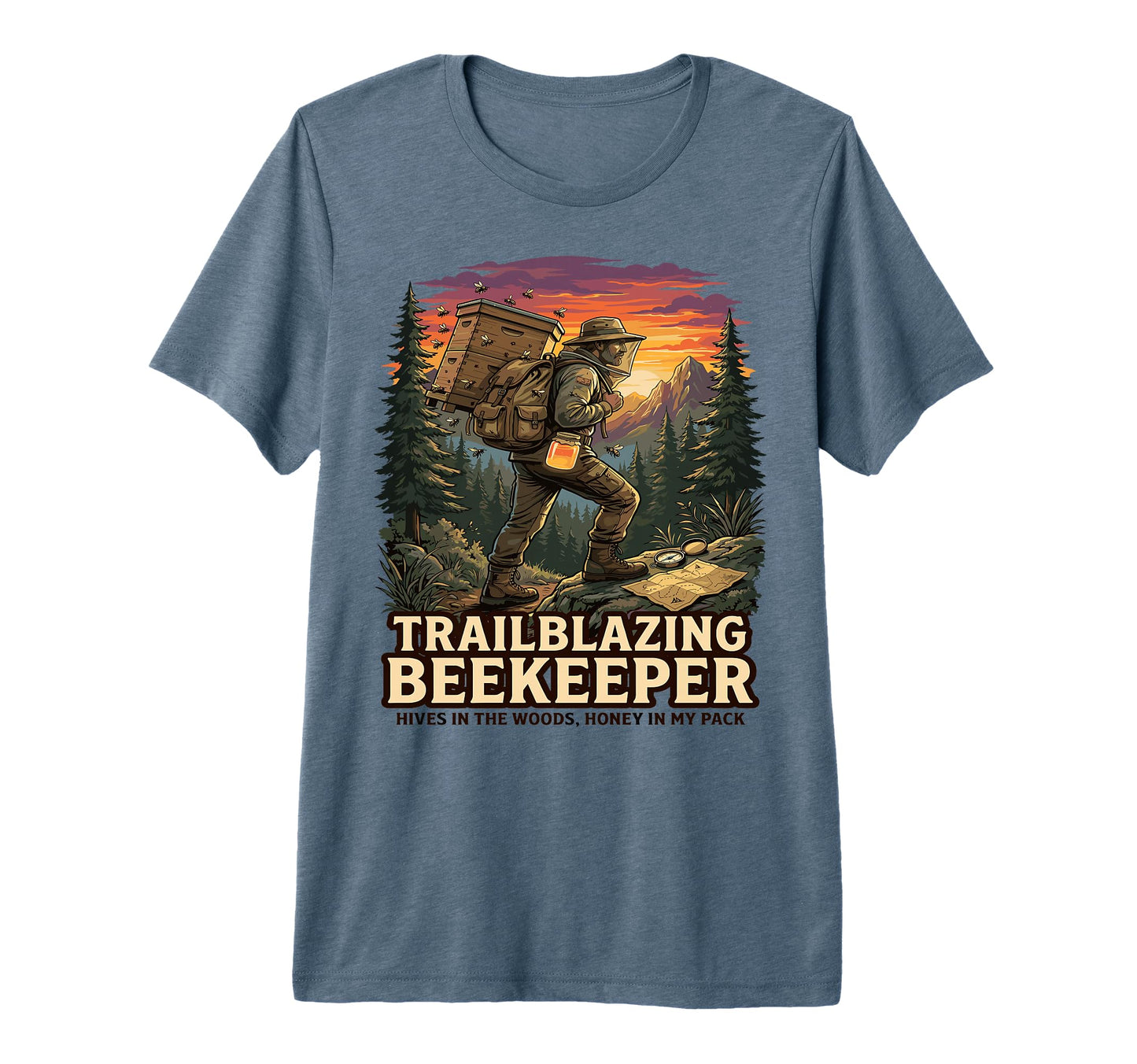 Beekeeper Dad Bee Lover T-Shirt - Casual Everyday Wear for Adults - T-Shirt, Sweatshirt, Hoodie