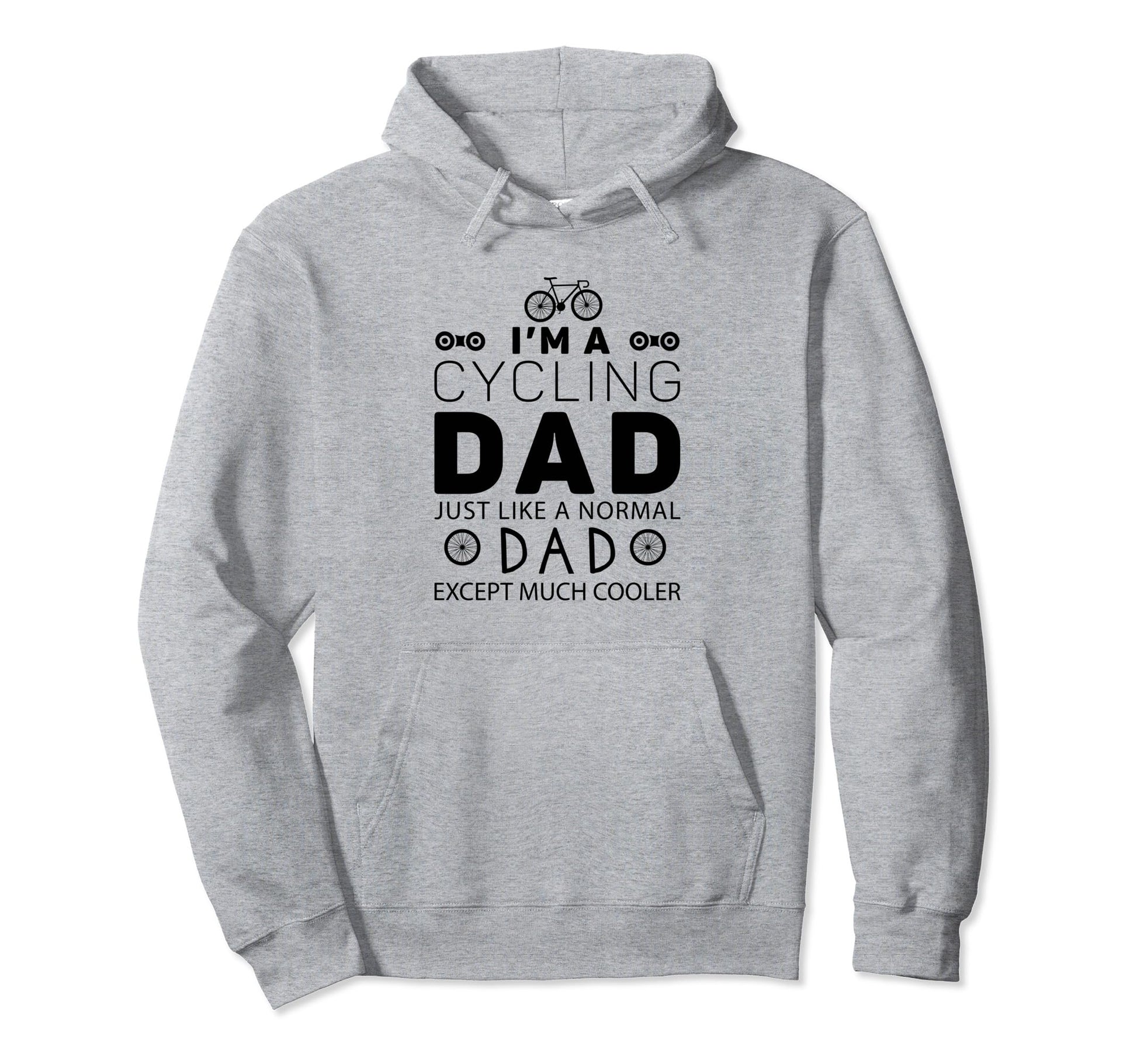 Im Cycling Dad Just Like Normal Dad Hoodie - Minimalist Print Men Women - T-Shirt, Sweatshirt, Hoodie