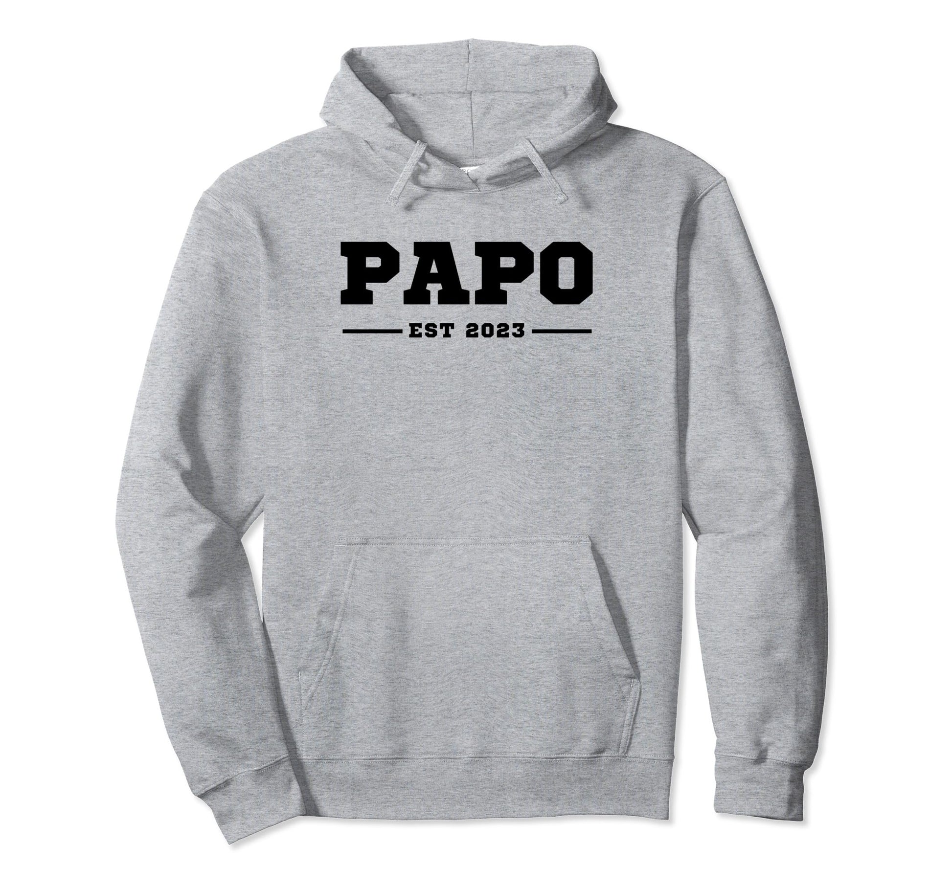 Funny Grandpa Soon To Be Papo Est 2023 New Hoodie - Trendy Graphic Unisex - T-Shirt, Sweatshirt, Hoodie