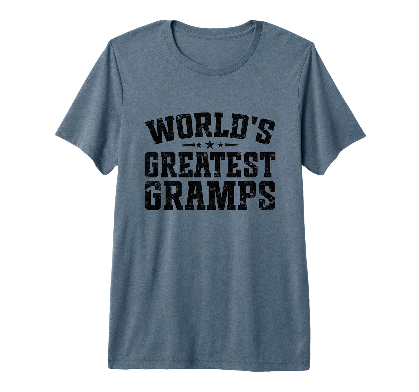 Mens Worlds Greatest Gramps Fathers T-Shirt - Aesthetic Graphic for Adults - T-Shirt, Sweatshirt, Hoodie