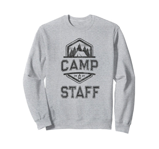 Camp Staff Campground Crew Sweatshirt - Novelty Apparel for Adults - T-Shirt, Sweatshirt, Hoodie