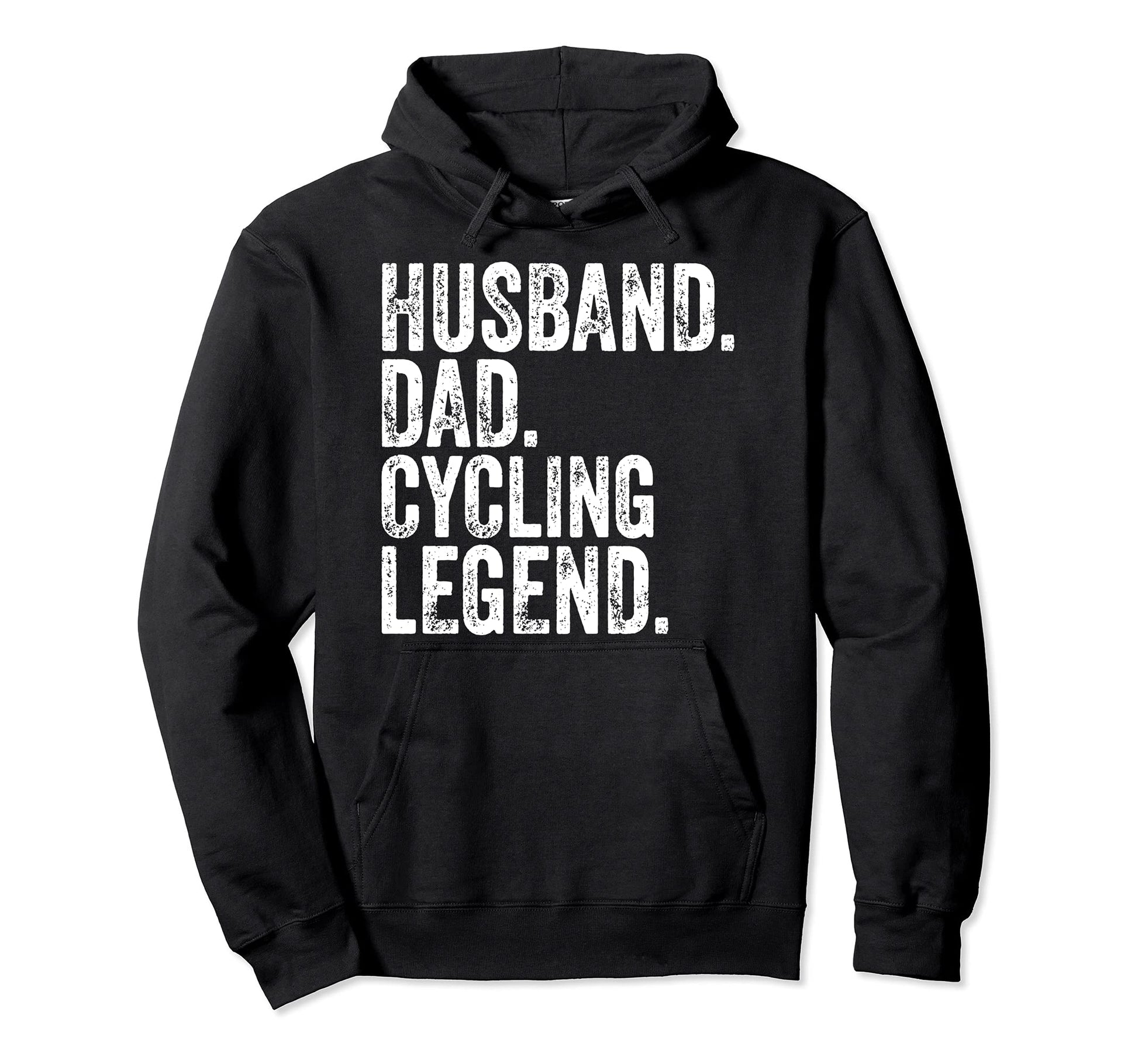 Husband Dad Cycling Legend Funny Fathers Hoodie - Graphic Print Men Women - T-Shirt, Sweatshirt, Hoodie