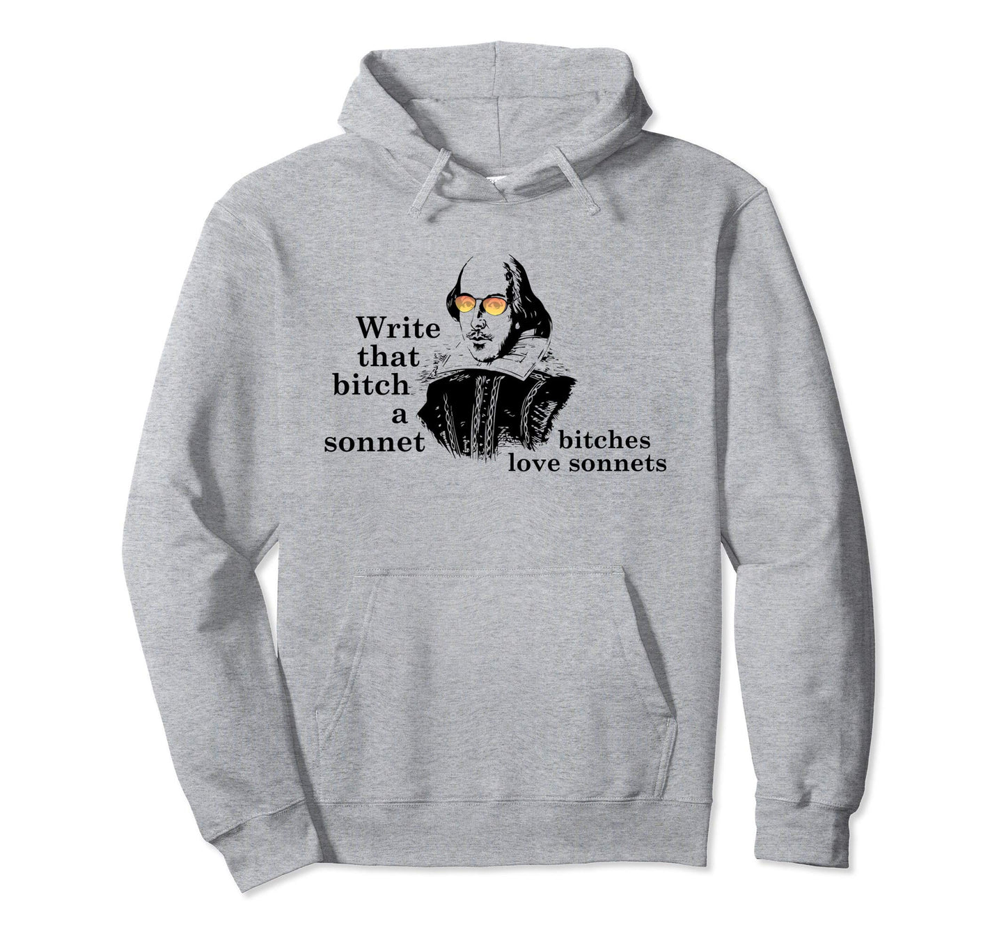 Funny Literature Shakespeare Pop Hoodie - Streetwear Style for Adults - T-Shirt, Sweatshirt, Hoodie