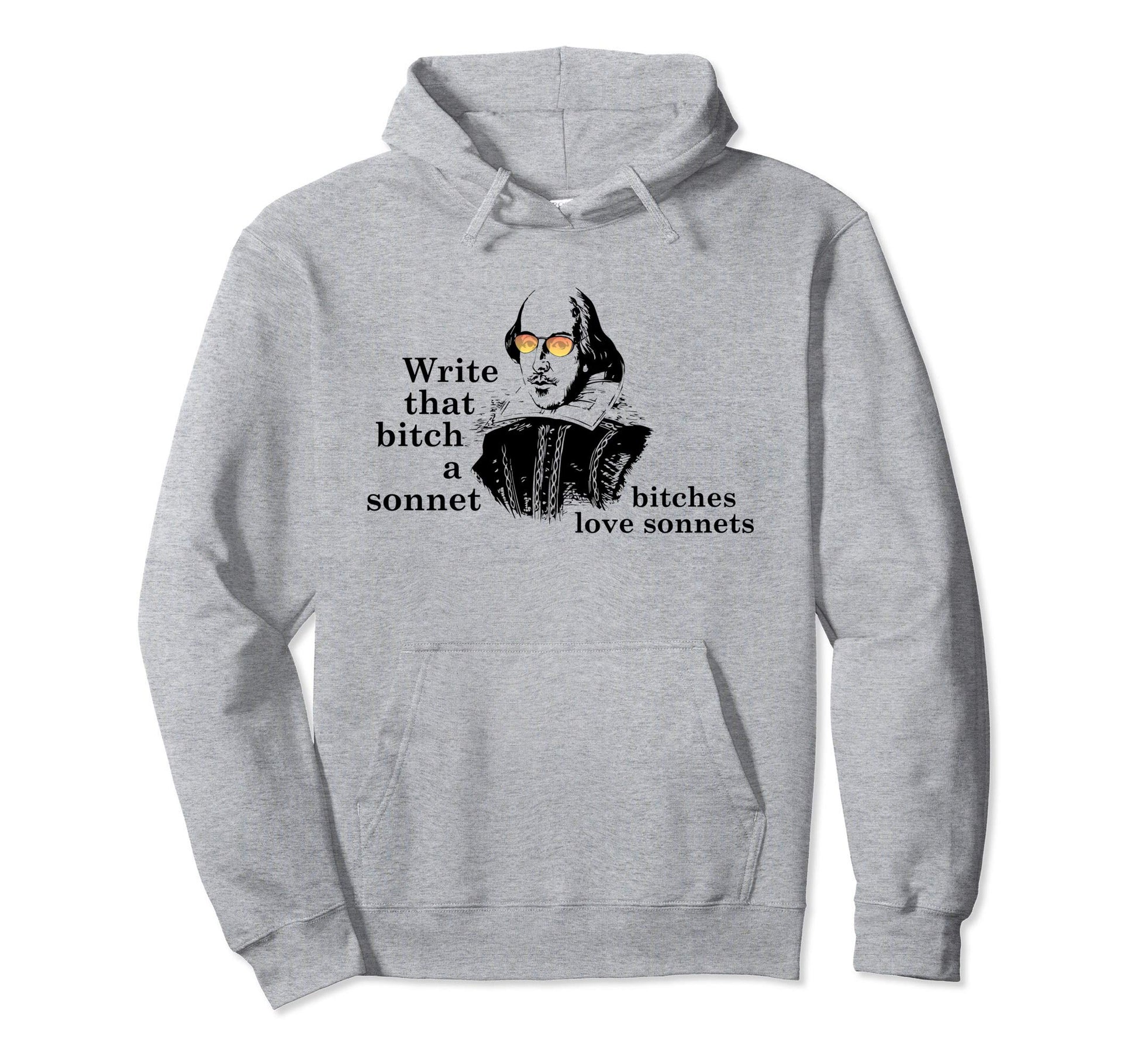Funny Literature Shakespeare Pop Hoodie - Streetwear Style for Adults - T-Shirt, Sweatshirt, Hoodie
