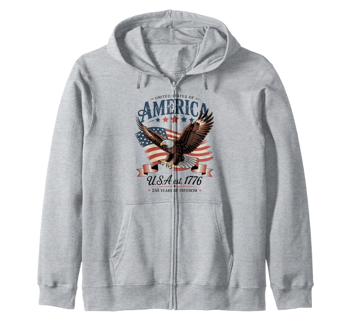 United States 250 Year Anniversary Hoodie - Minimalist Print Men Women - T-Shirt, Sweatshirt, Hoodie