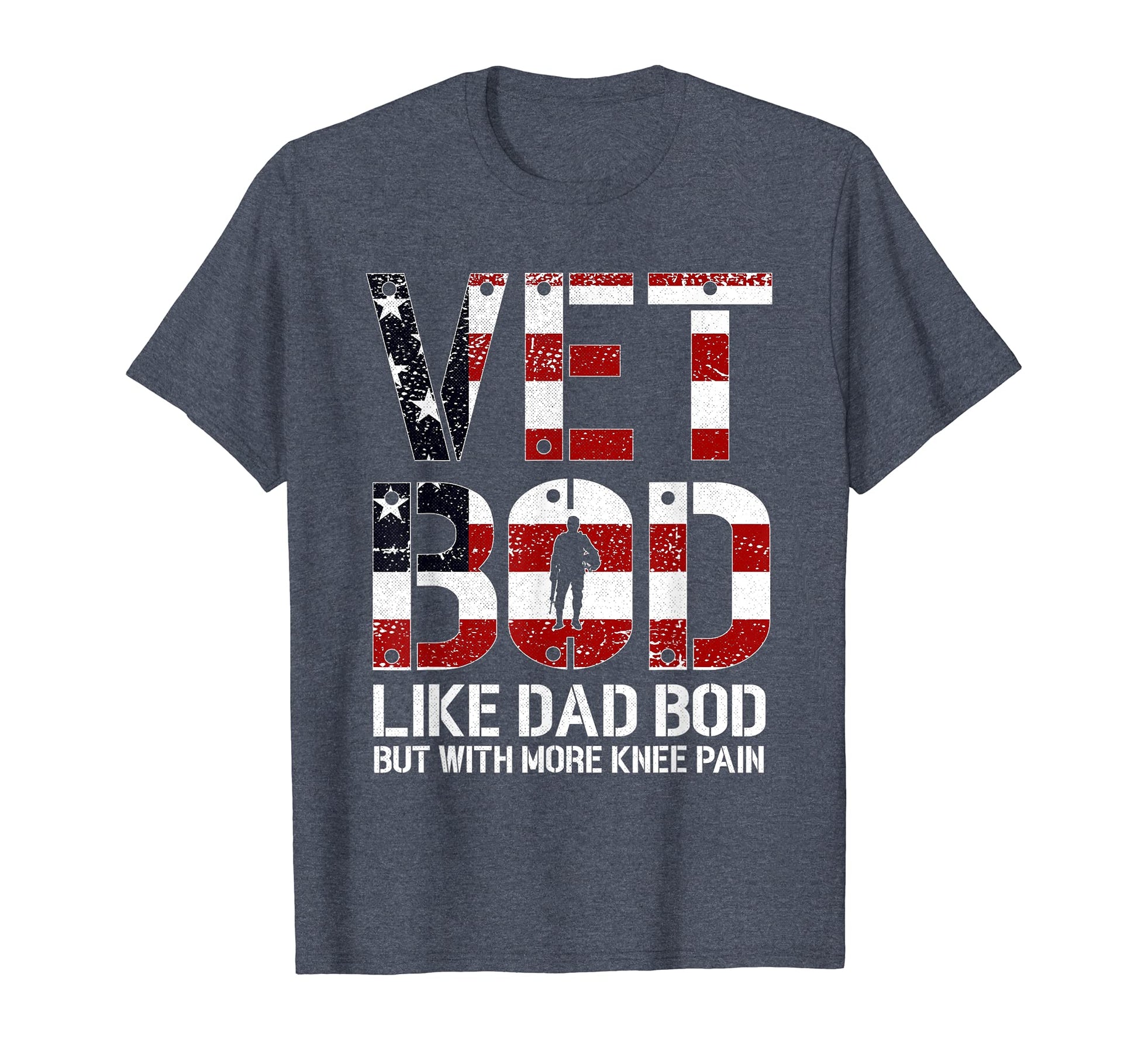 Funny Veteran Usa Flag Vet Bod Veterans T-Shirt - Streetwear Style Unisex - T-Shirt, Sweatshirt, Hoodie