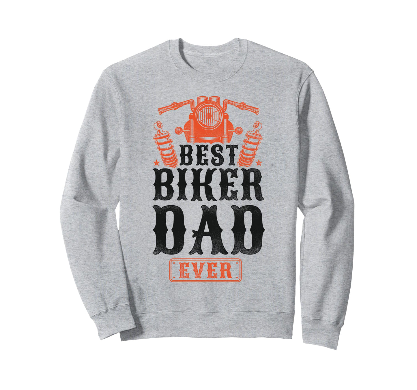 Motorcycle Biker Dad Best Biker Sweatshirt - Minimalist Print for Adults - T-Shirt, Sweatshirt, Hoodie