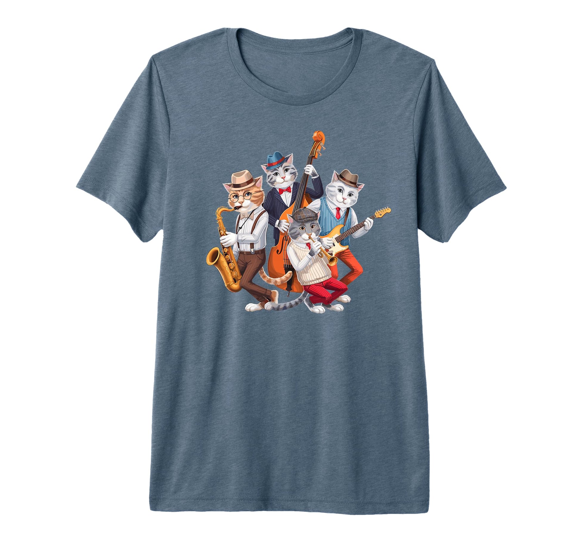 Cat Lover Cat Music Band Cats T-Shirt - Fun Novelty Design Unisex - T-Shirt, Sweatshirt, Hoodie