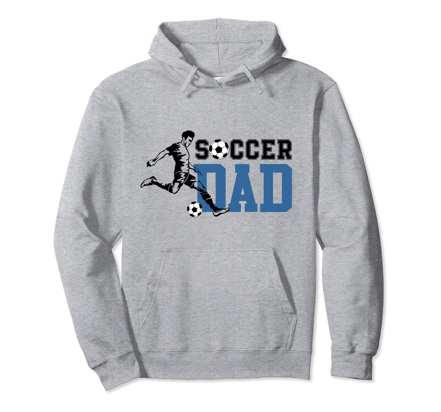 Soccer Dad Player Father Birthday Hoodie - Casual Everyday Wear for Adults - T-Shirt, Sweatshirt, Hoodie