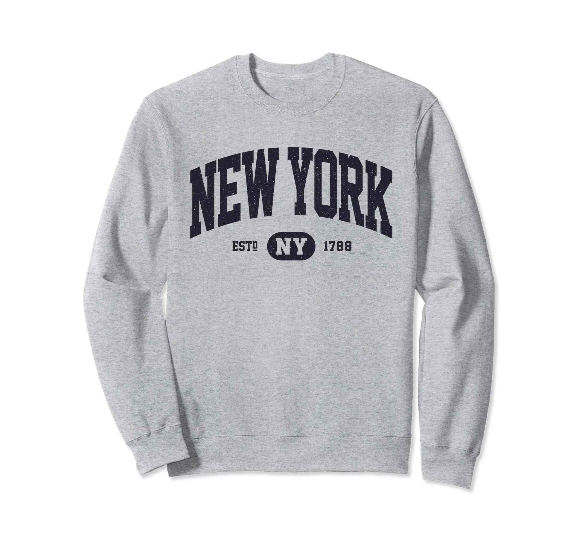 Navy New York Ny Sweatshirt - Unique Graphic for Adults - T-Shirt, Sweatshirt, Hoodie