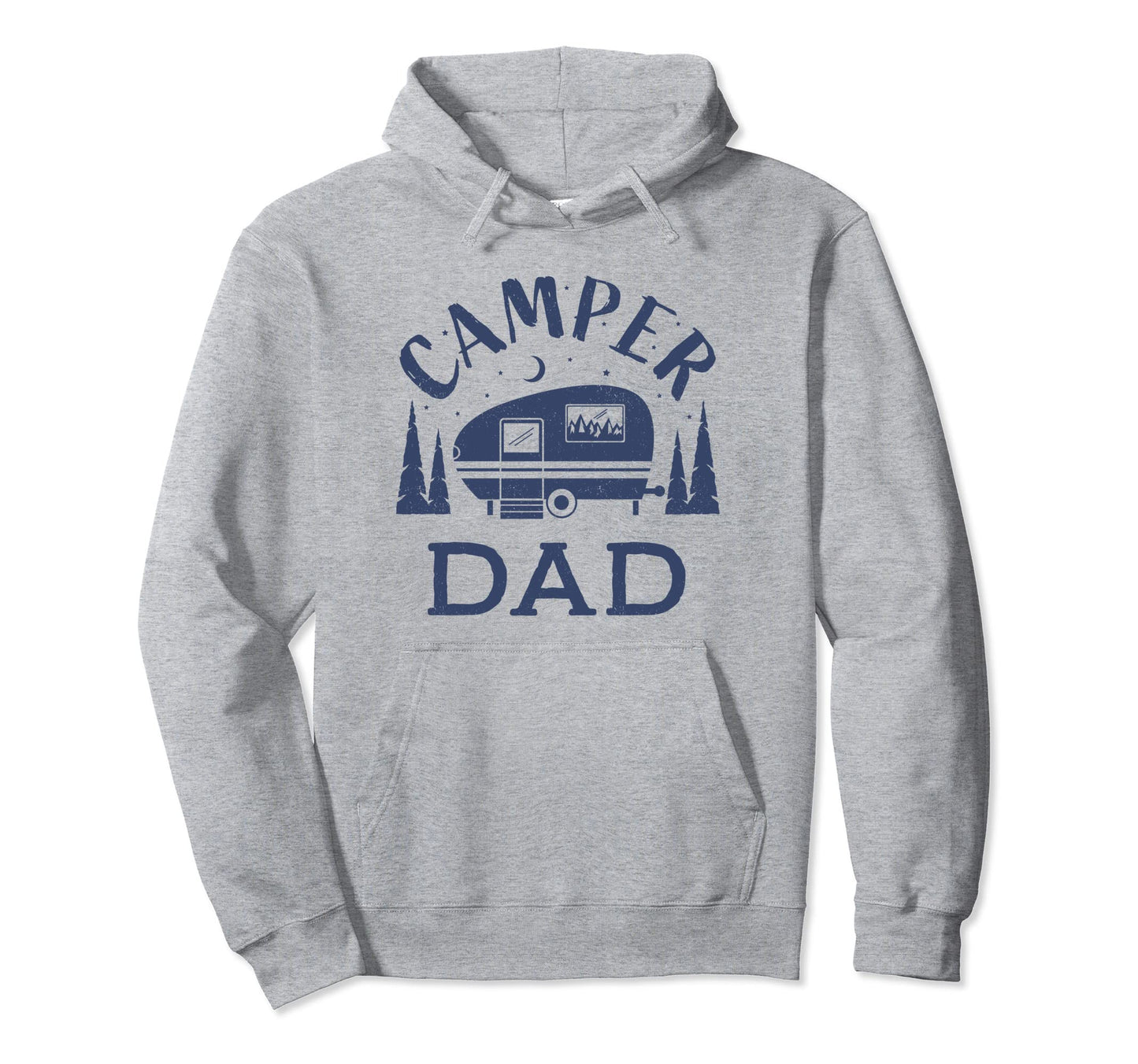 Camper Dad Camping Awesome Fathers Hoodie - Casual Everyday Wear Men Women - T-Shirt, Sweatshirt, Hoodie