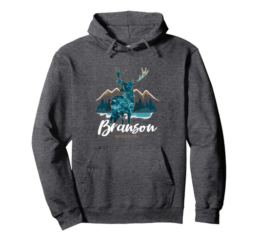 Branson Missouri Usa Mountains Lake Hoodie - Trendy Graphic Men Women - T-Shirt, Sweatshirt, Hoodie