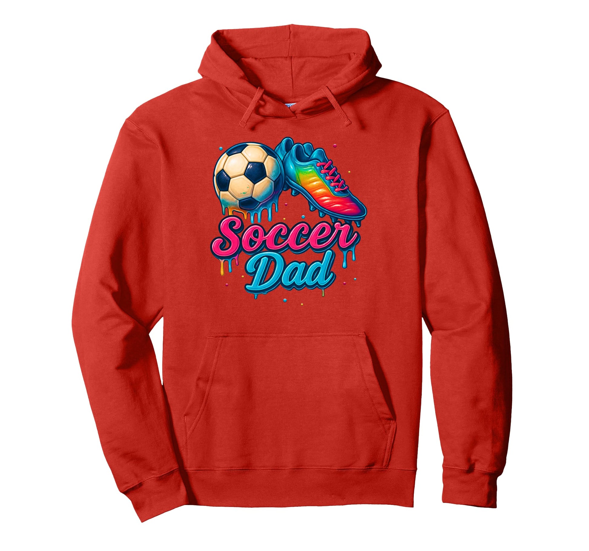 Soccer Dad Daddy Father Happy Fathers Day Hoodie - Novelty Apparel Unisex - T-Shirt, Sweatshirt, Hoodie