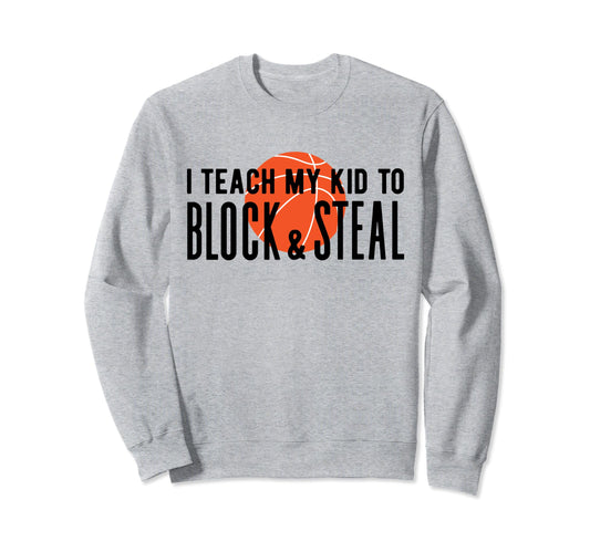 Basketball Dad Mom Basketball Parents Sweatshirt - Graphic Print Unisex - T-Shirt, Sweatshirt, Hoodie