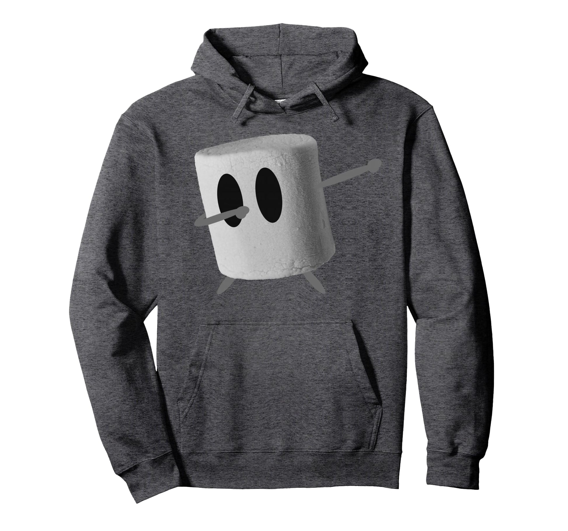 Dabbing Marshmallow Hoodie - Minimalist Print Men Women - T-Shirt, Sweatshirt, Hoodie