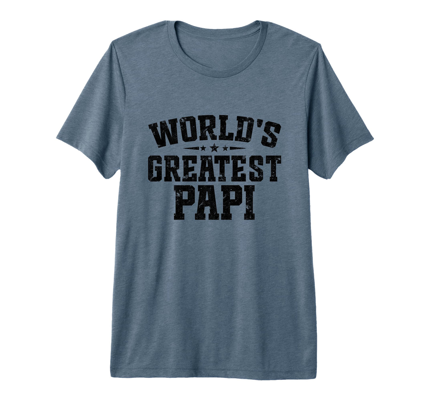 Mens Worlds Greatest Papi Fathers Day T-Shirt - Graphic Print Men Women - T-Shirt, Sweatshirt, Hoodie
