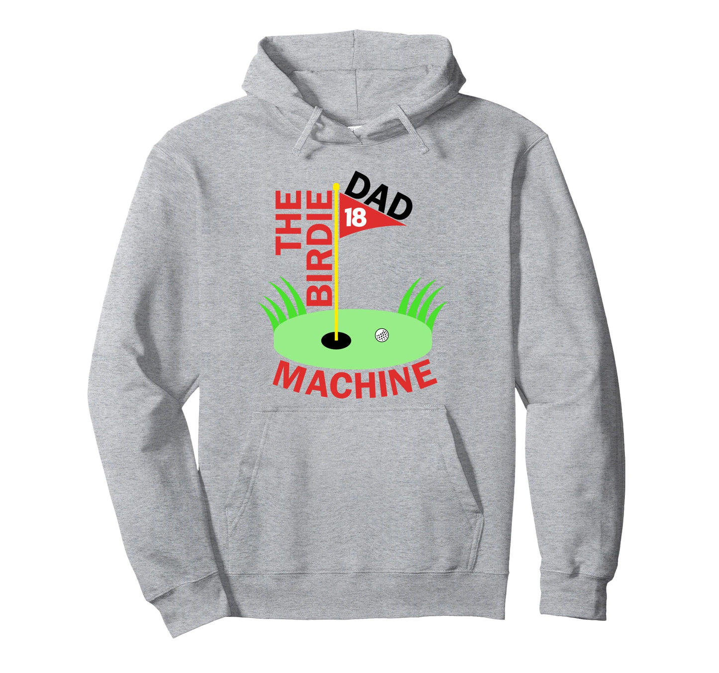 Golf Dad Father Day Golfing Outfit Hoodie - Unique Graphic for Adults - T-Shirt, Sweatshirt, Hoodie
