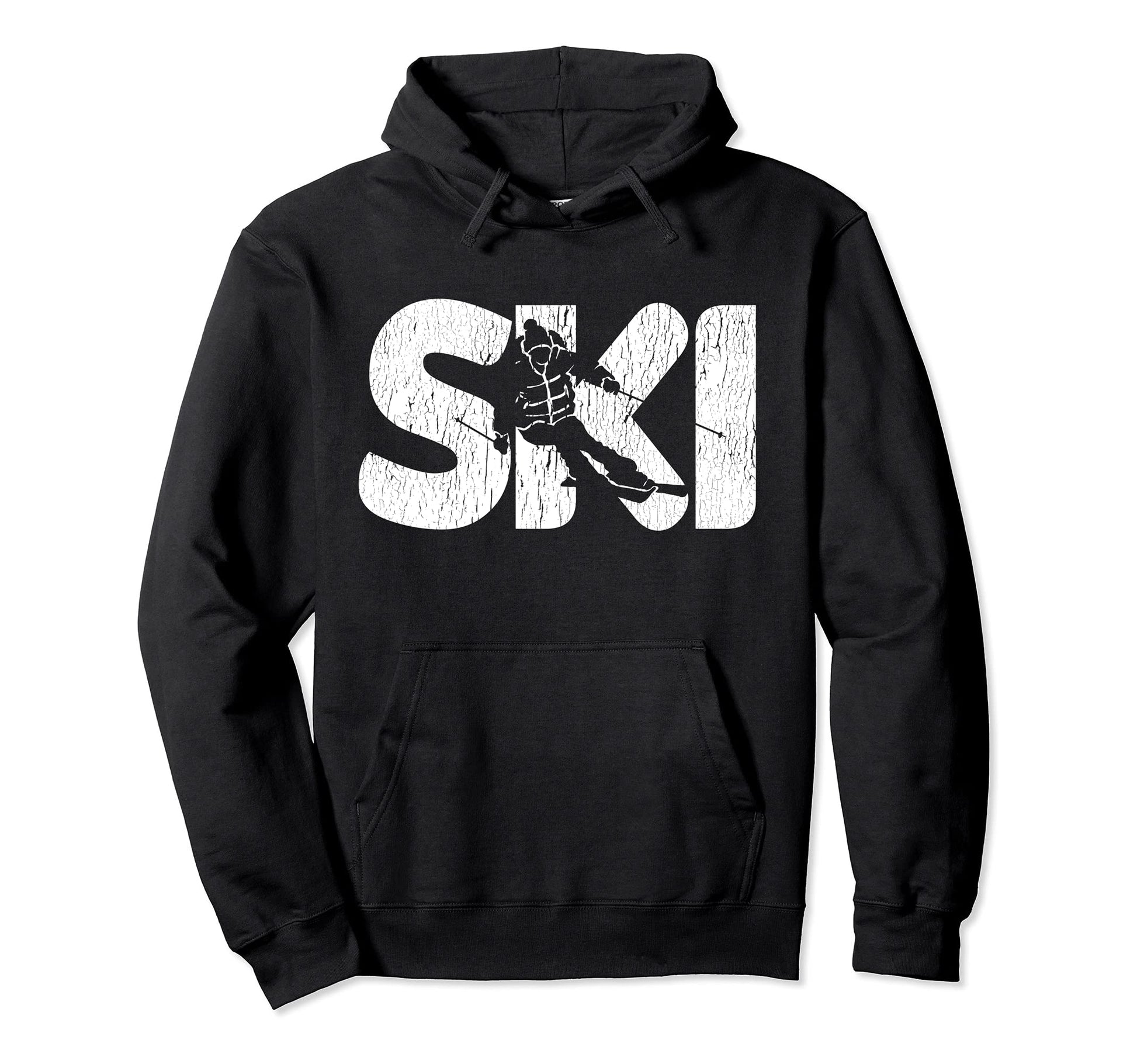 Funny Winter Skiing Snow Ski Skiers Novelty Hoodie - Graphic Print Unisex - T-Shirt, Sweatshirt, Hoodie