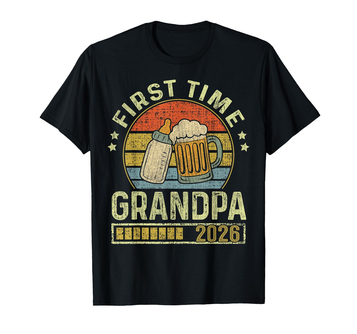 First Time Grandpa 2026 Expecting T-Shirt - Unique Graphic for Adults - T-Shirt, Sweatshirt, Hoodie