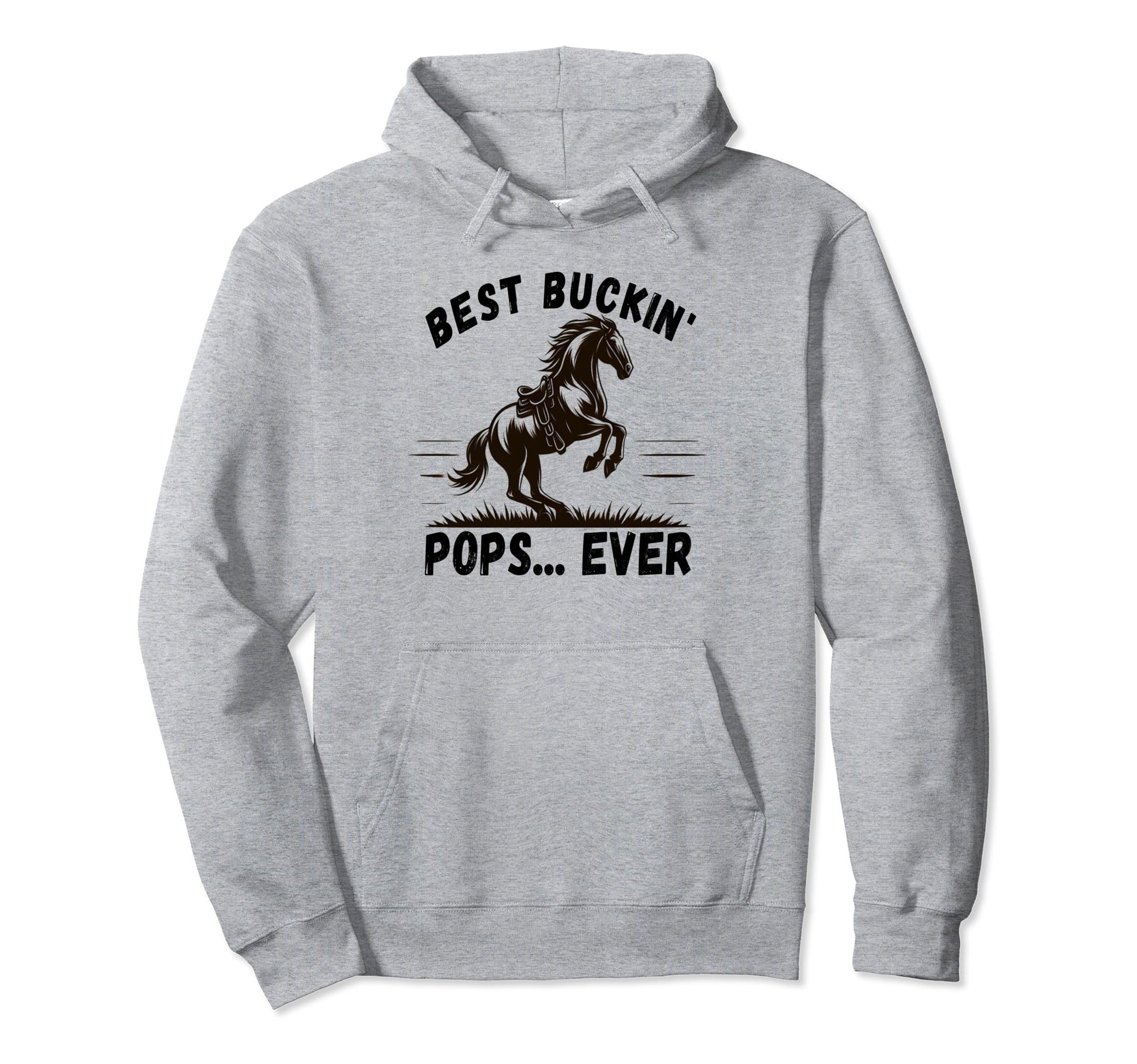 Bronco Horse Riding Rodeo Fathers Hoodie - Aesthetic Graphic for Adults - T-Shirt, Sweatshirt, Hoodie
