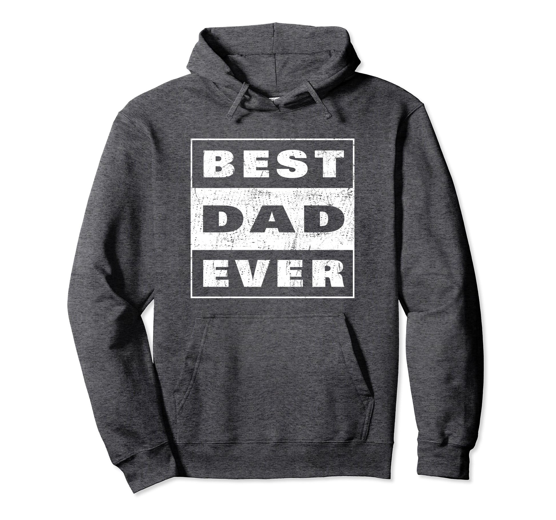 Gift Dad Best Dad Ever Funny Mens Hoodie - Minimalist Print for Adults - T-Shirt, Sweatshirt, Hoodie