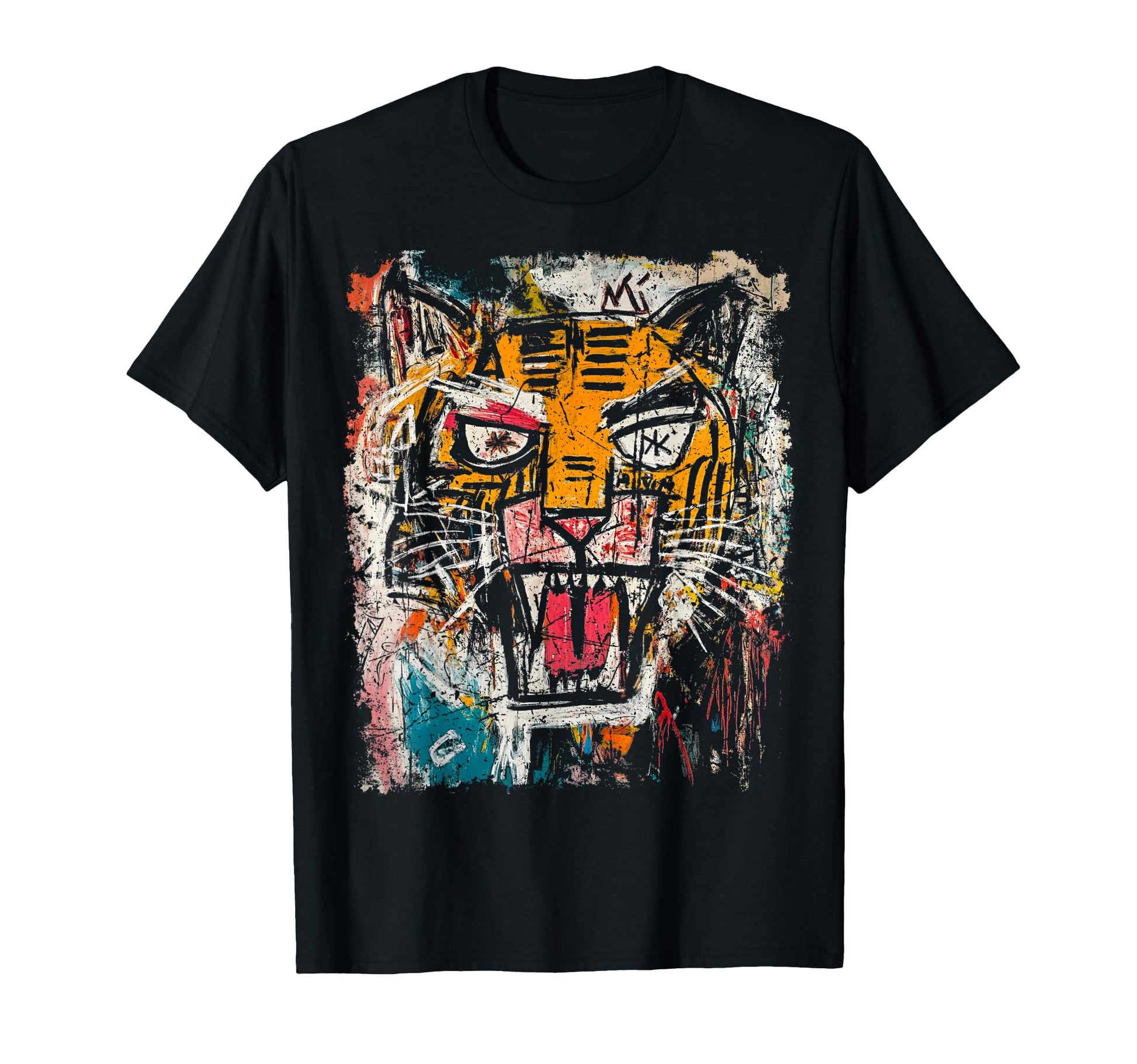 Pop Art Tiger 90S Graffiti T-Shirt - Trendy Graphic for Adults - T-Shirt, Sweatshirt, Hoodie