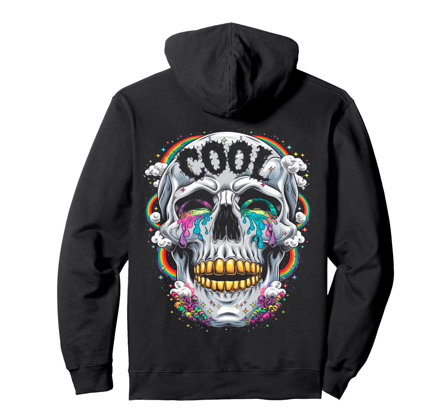 Gothic Mens Womens Tops Skeleton Hoodie - Fun Novelty Design for Adults - T-Shirt, Sweatshirt, Hoodie