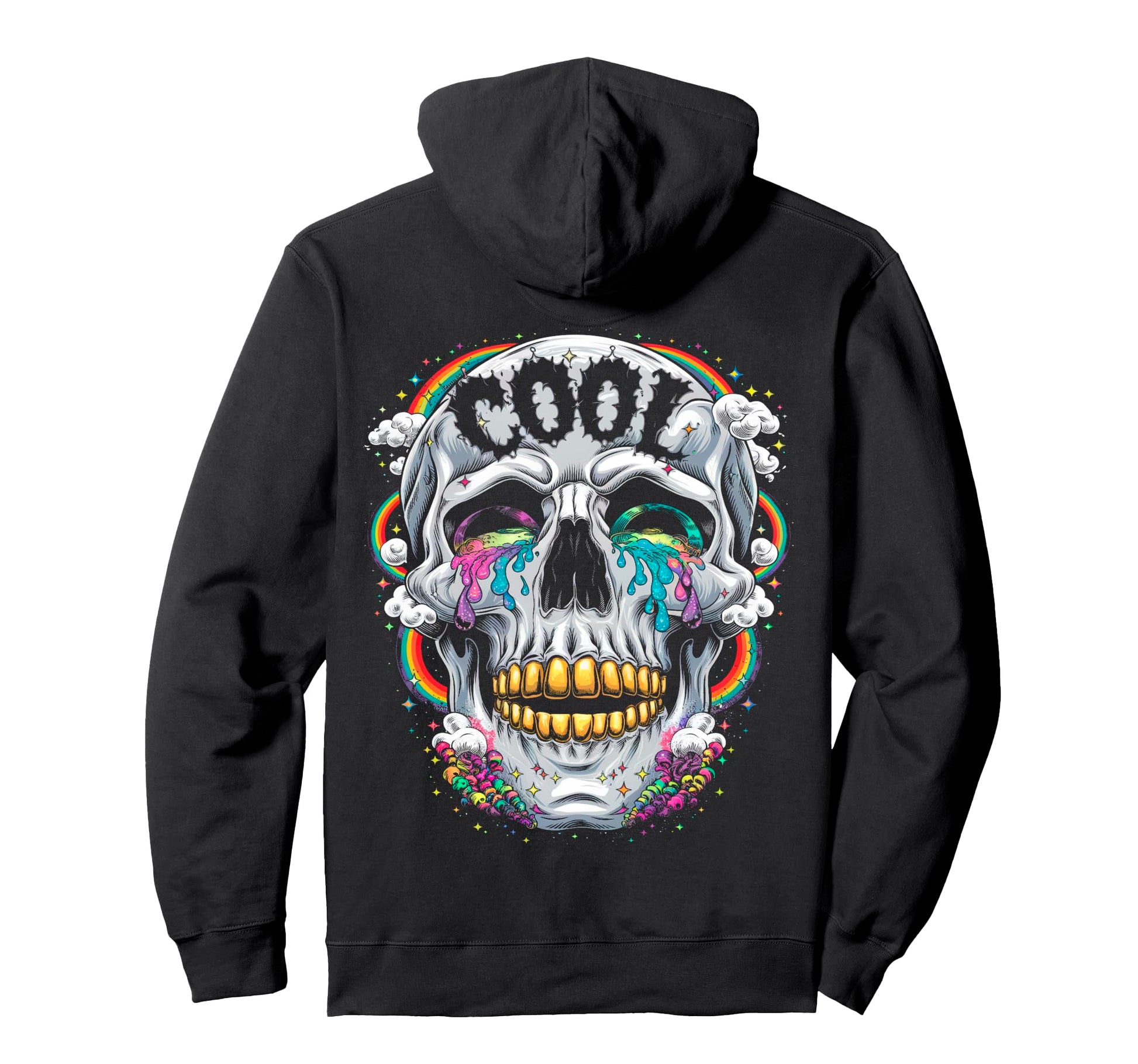 Gothic Mens Womens Tops Skeleton Hoodie - Fun Novelty Design for Adults - T-Shirt, Sweatshirt, Hoodie