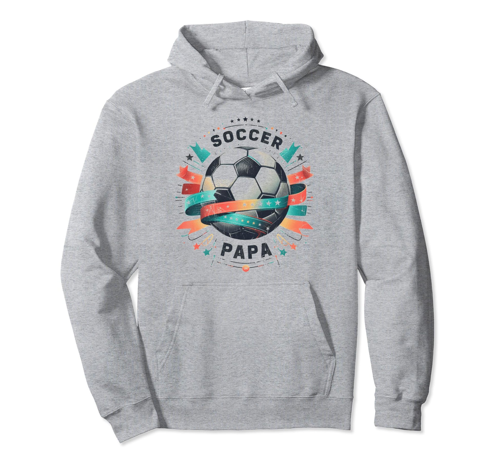 Soccer Papa Family Matching Dad Fathers Day Hoodie - Novelty Apparel Unisex - T-Shirt, Sweatshirt, Hoodie