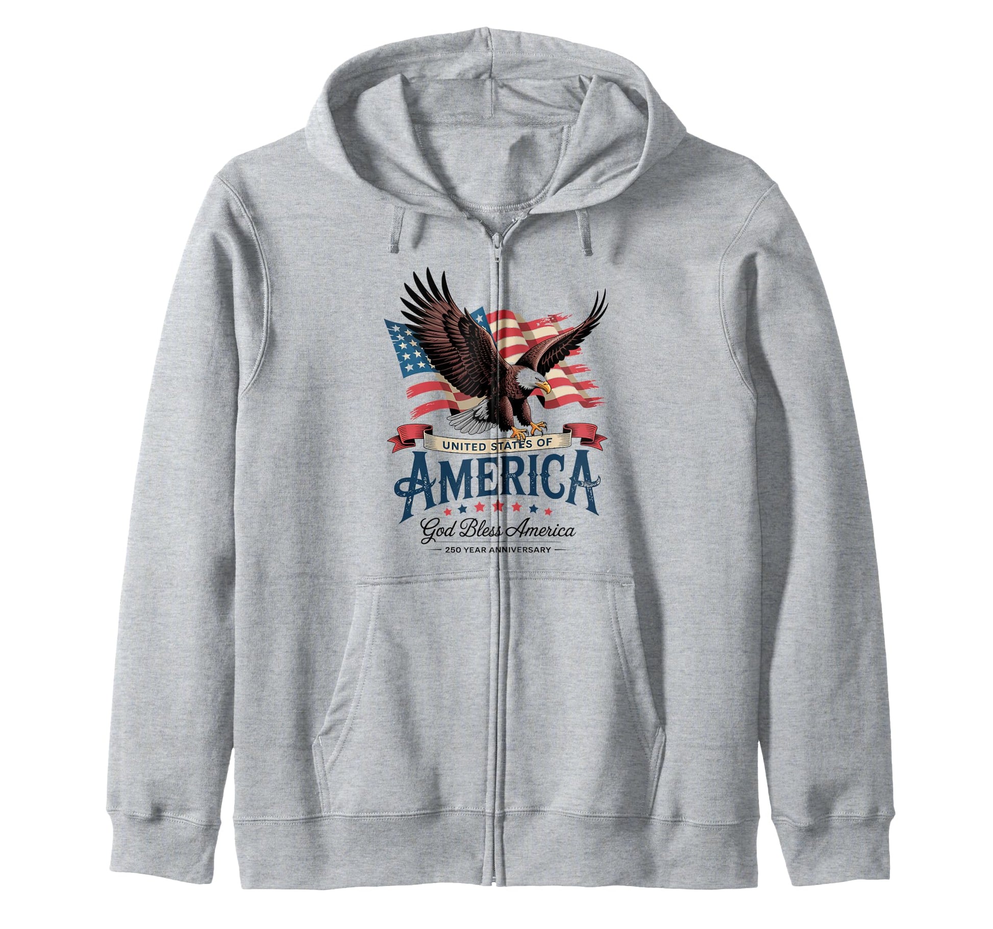 United States 250 Year Anniversary Brand Hoodie - Graphic Print for Adults - T-Shirt, Sweatshirt, Hoodie