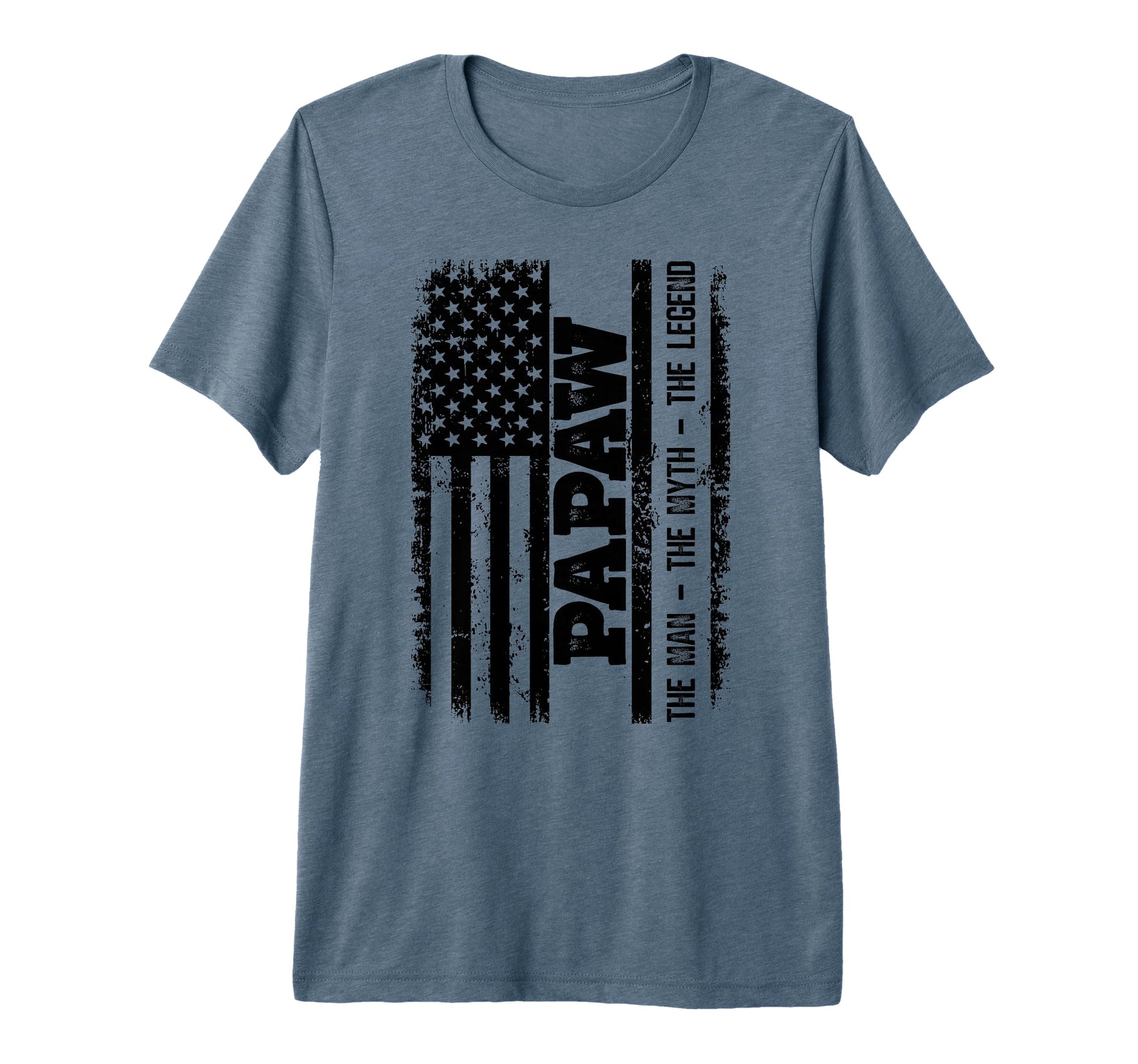 Mens Papaw Myth Legend Dad Grandpa Tri T-Shirt - Fun Novelty Design Unisex - T-Shirt, Sweatshirt, Hoodie