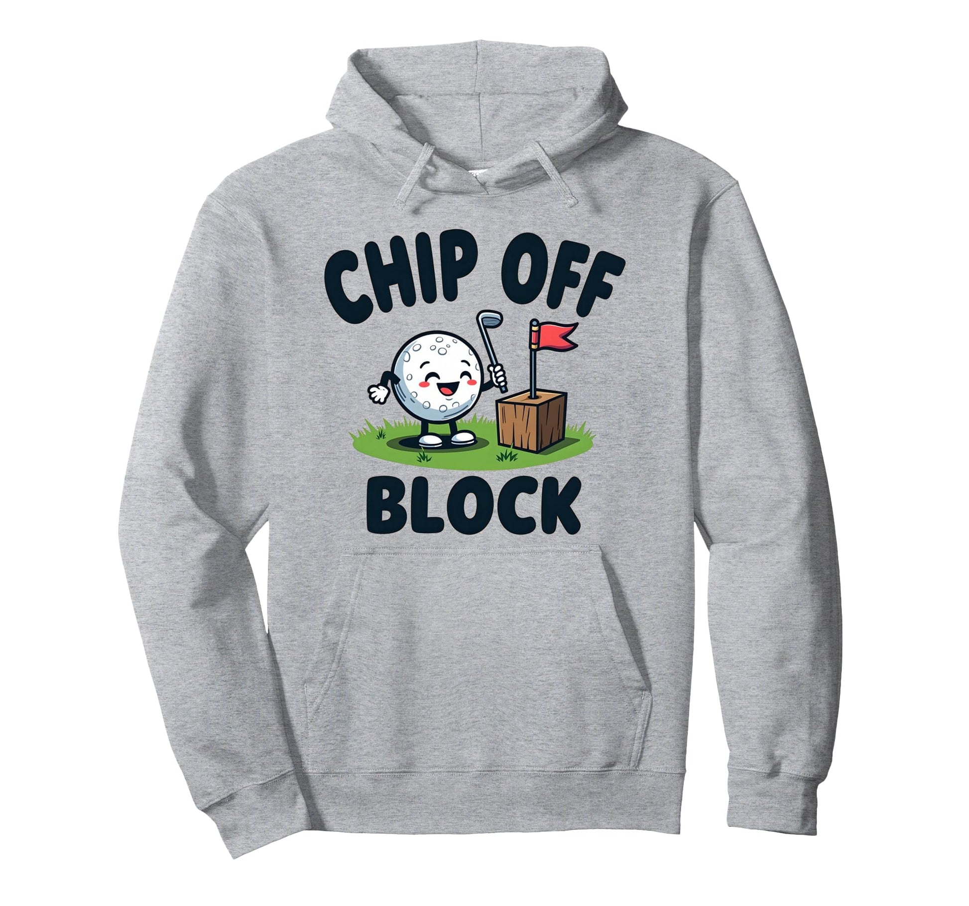 Chip Off Block Funny Golf Dad Hoodie - Custom Art Print Unisex - T-Shirt, Sweatshirt, Hoodie