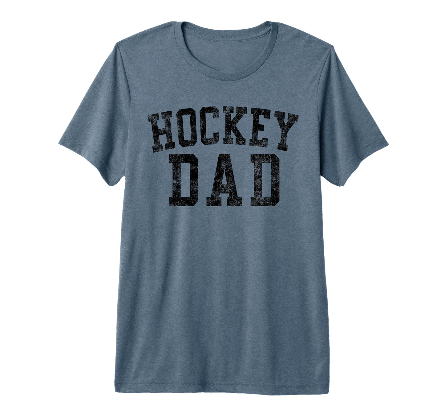 Hockey Dad Birthday Bold Font Hockey T-Shirt - Custom Art Print Unisex - T-Shirt, Sweatshirt, Hoodie