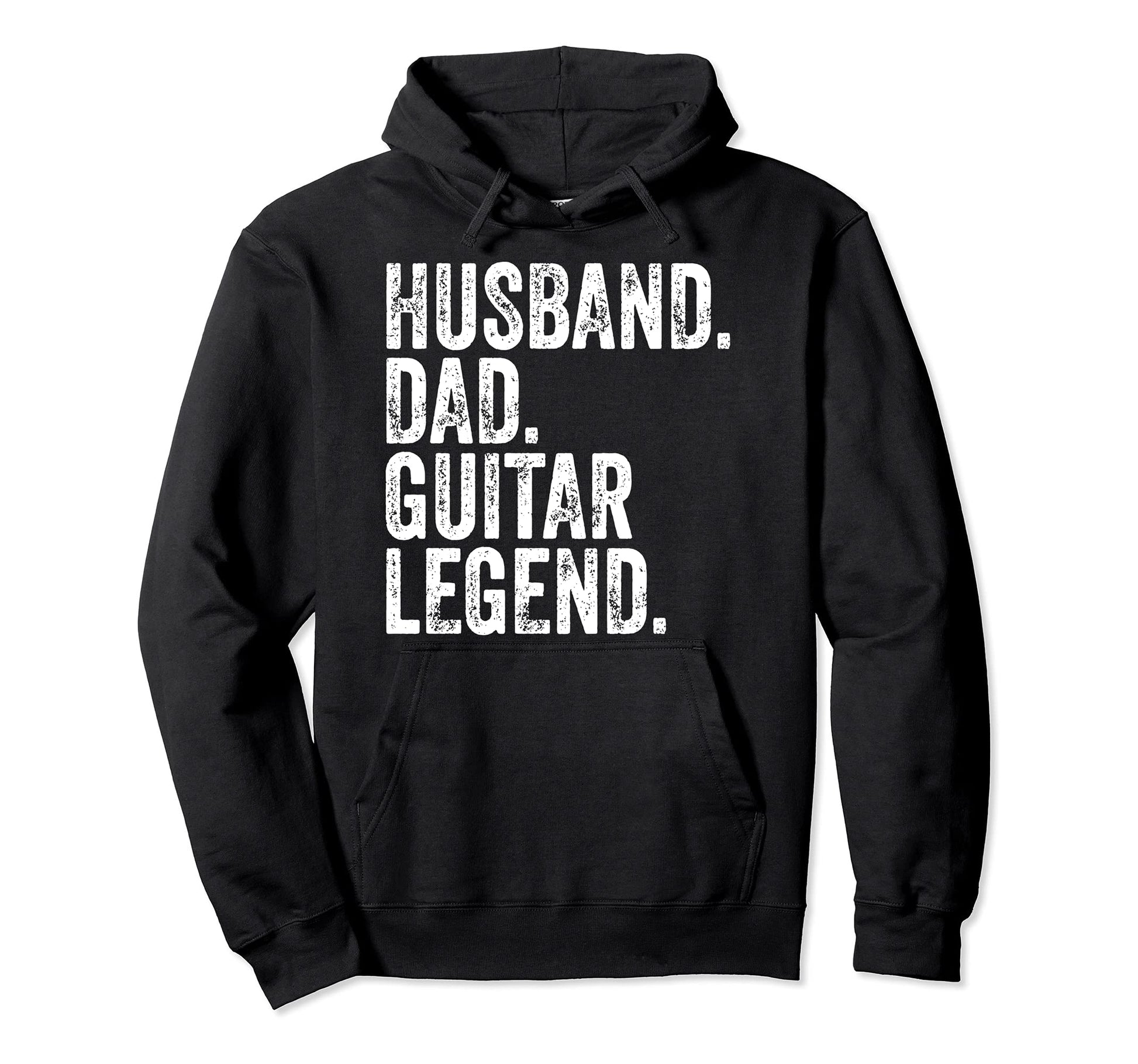 Husband Dad Guitar Legend Funny Fathers Hoodie - Minimalist Print Unisex - T-Shirt, Sweatshirt, Hoodie